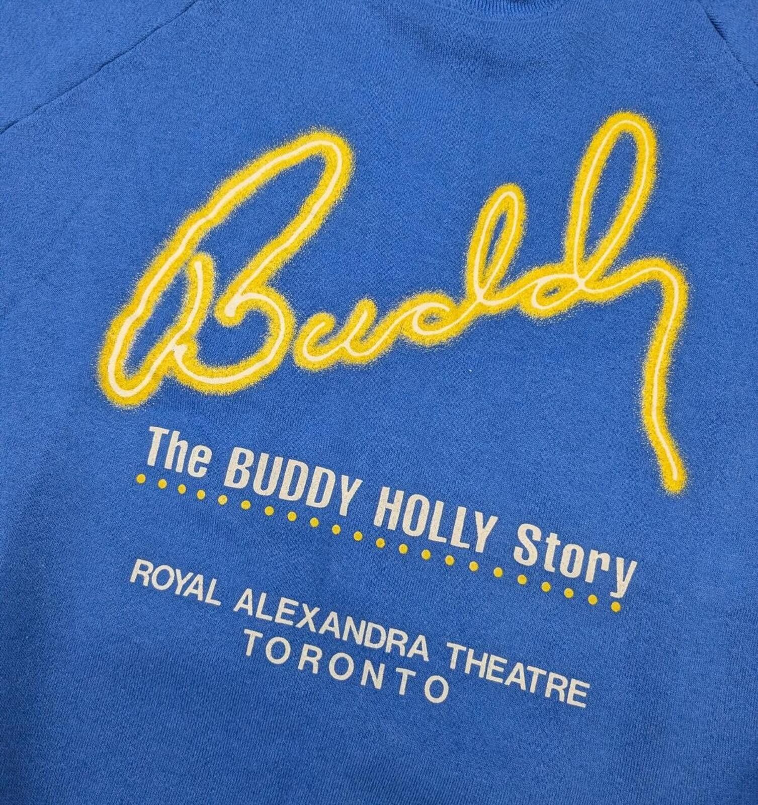 Fruit Of The Loom Vintage The Buddy Holly Story Theater Play Crew Neck Sweater Size US L / EU 52-54 / 3 - 2 Thumbnail