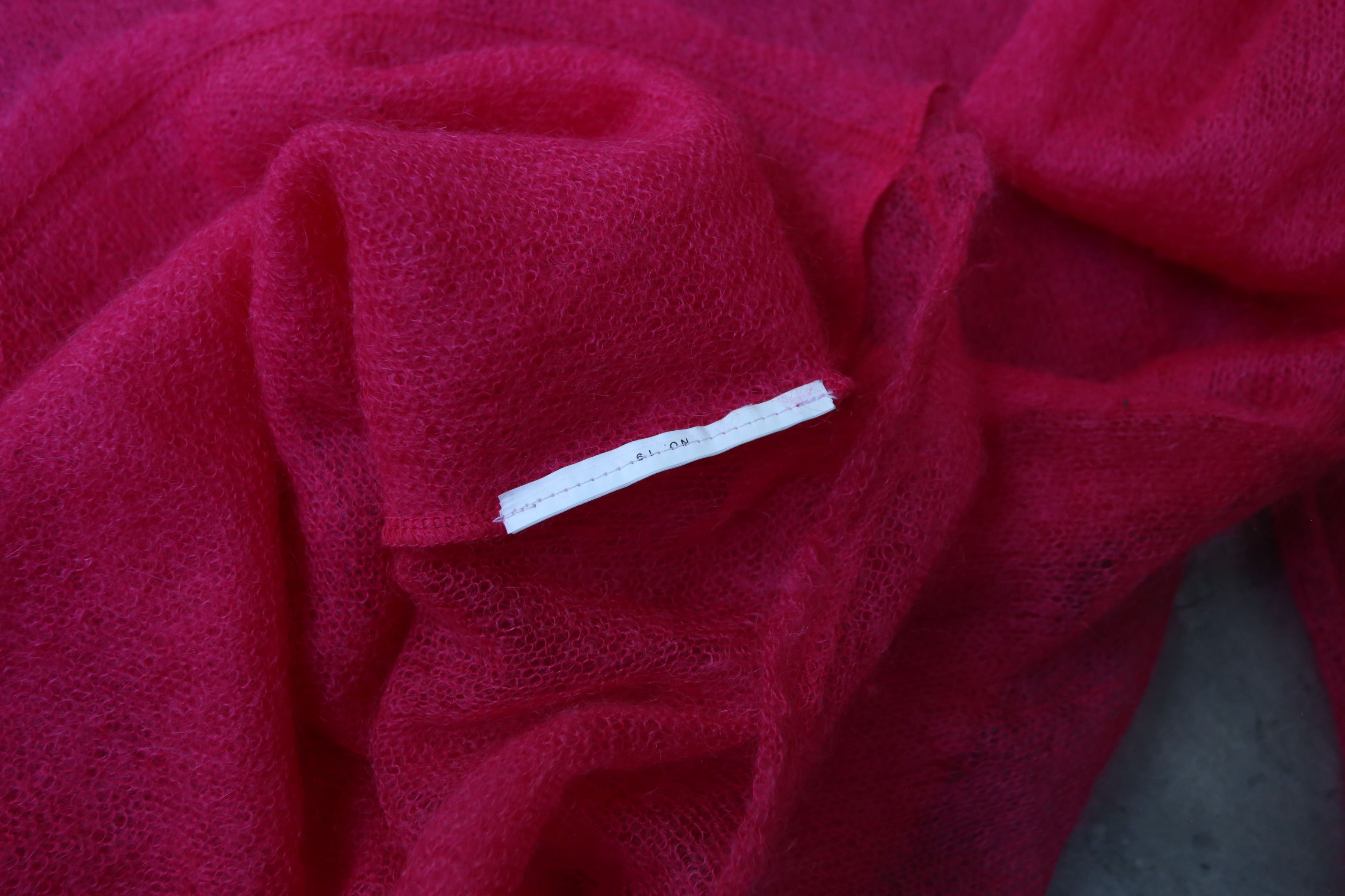 Comme des Garcons Junya Watanabe - F/W 04 - Mohair Polo Longsleeves Size US S / EU 44-46 / 1 - 7 Thumbnail
