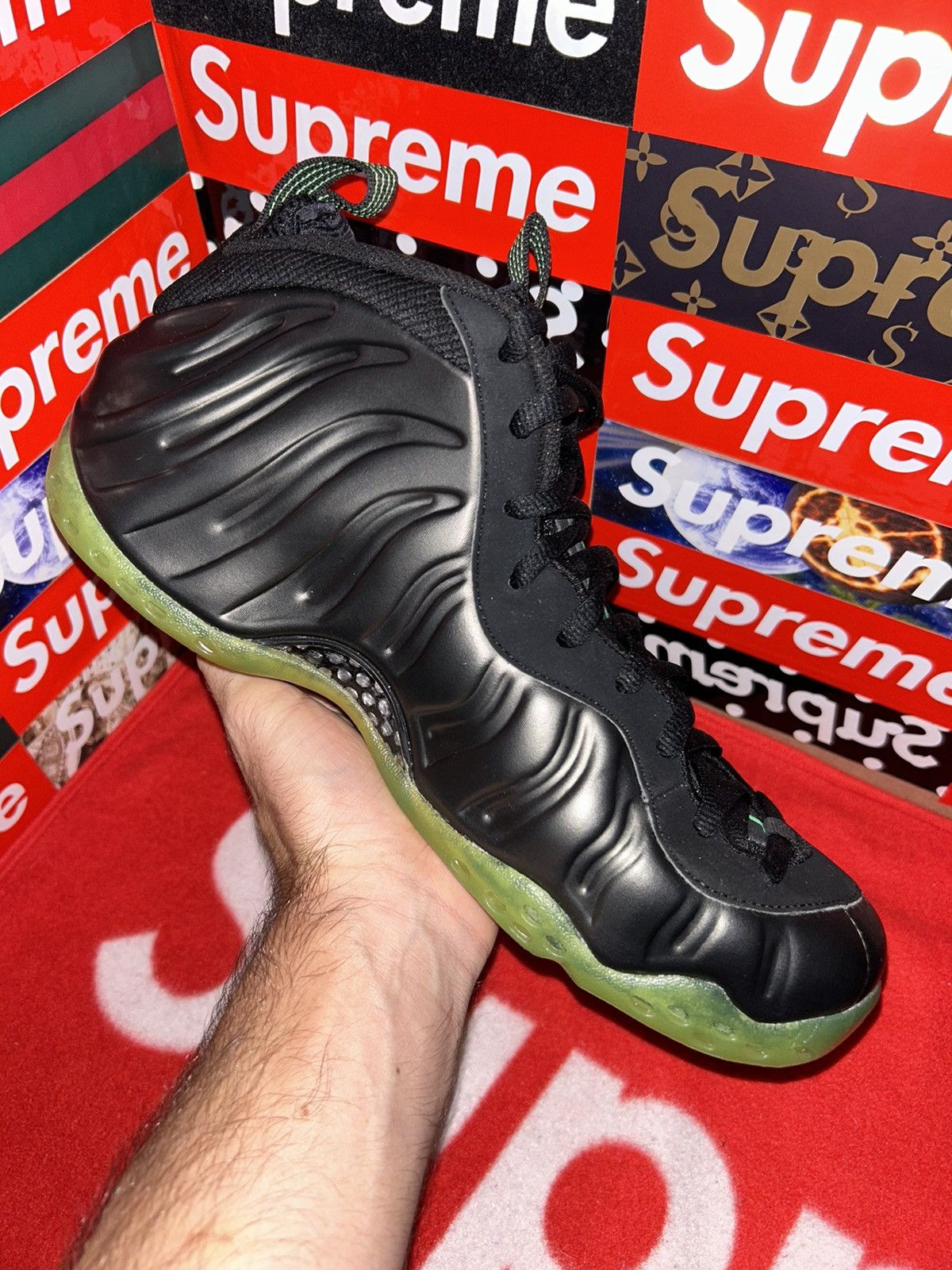 Nike Nike Air Foamposite One Green Goblin (HOH) 314996-030 NEW Size US 12 / EU 45 - 7 Thumbnail