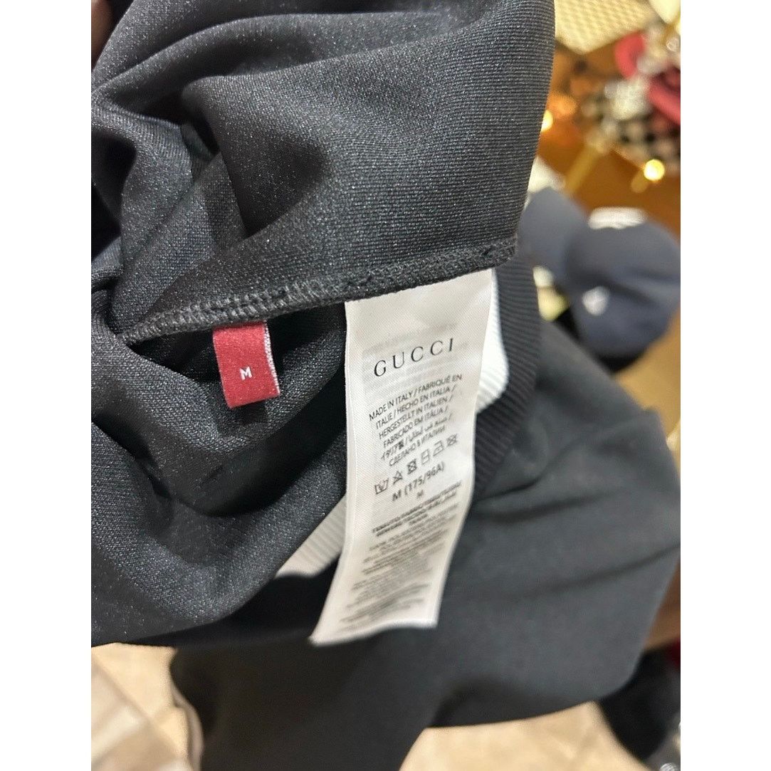 Gucci Gucci jersey technical, zip up jacket, web, trim, size m Size US M / EU 48-50 / 2 - 12 Thumbnail