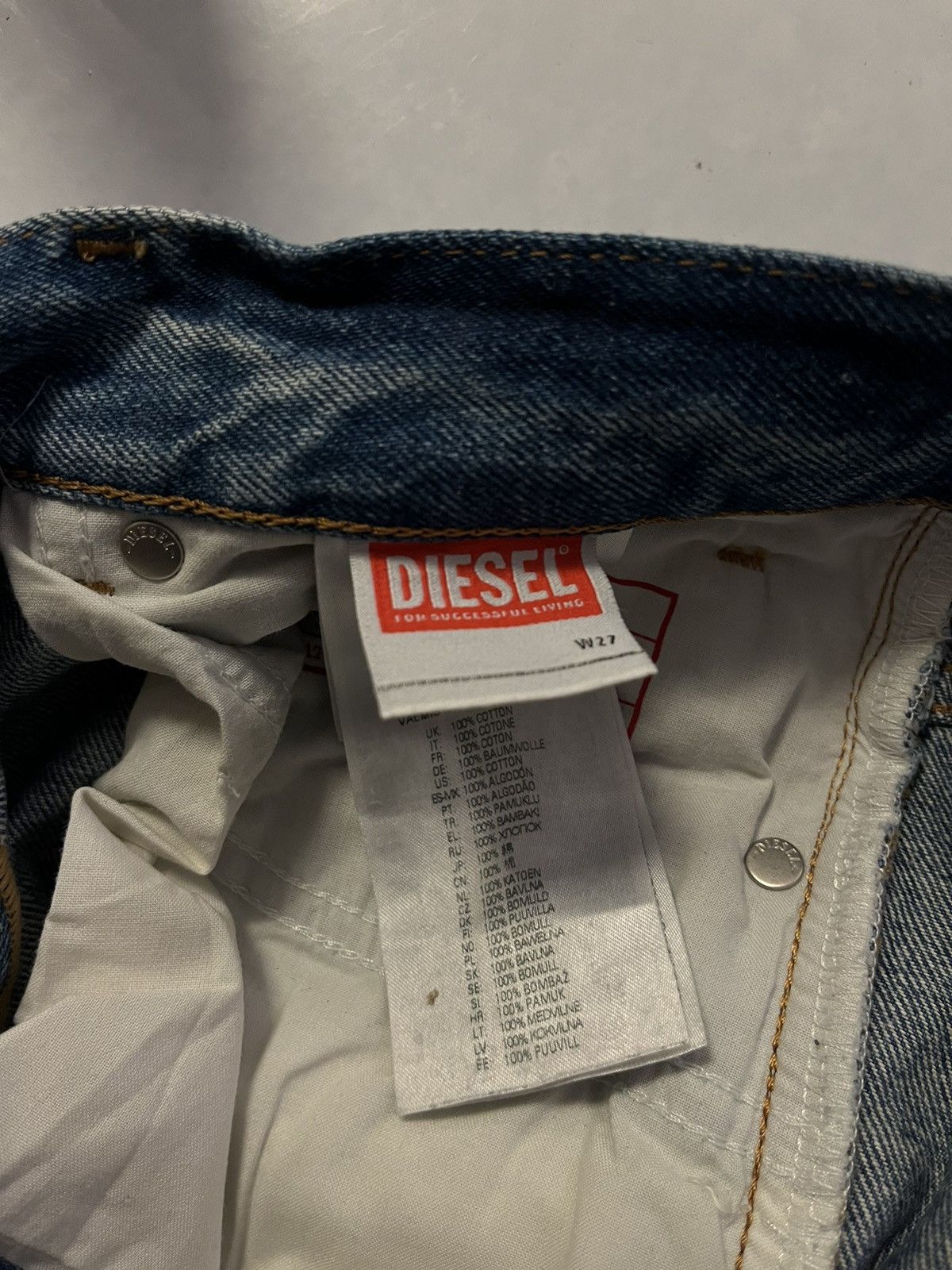 Diesel Diesel Wide fit denim Size 27" / US 4 / IT 40 - 6 Thumbnail