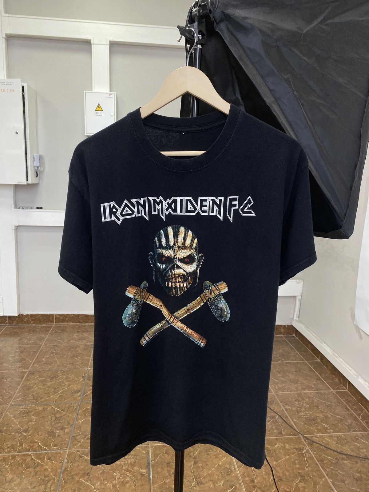 Iron Maiden ☠️ Vintage Iron Maiden Death Skull skeleton rare retro Size US M / EU 48-50 / 2 - 1 Thumbnail