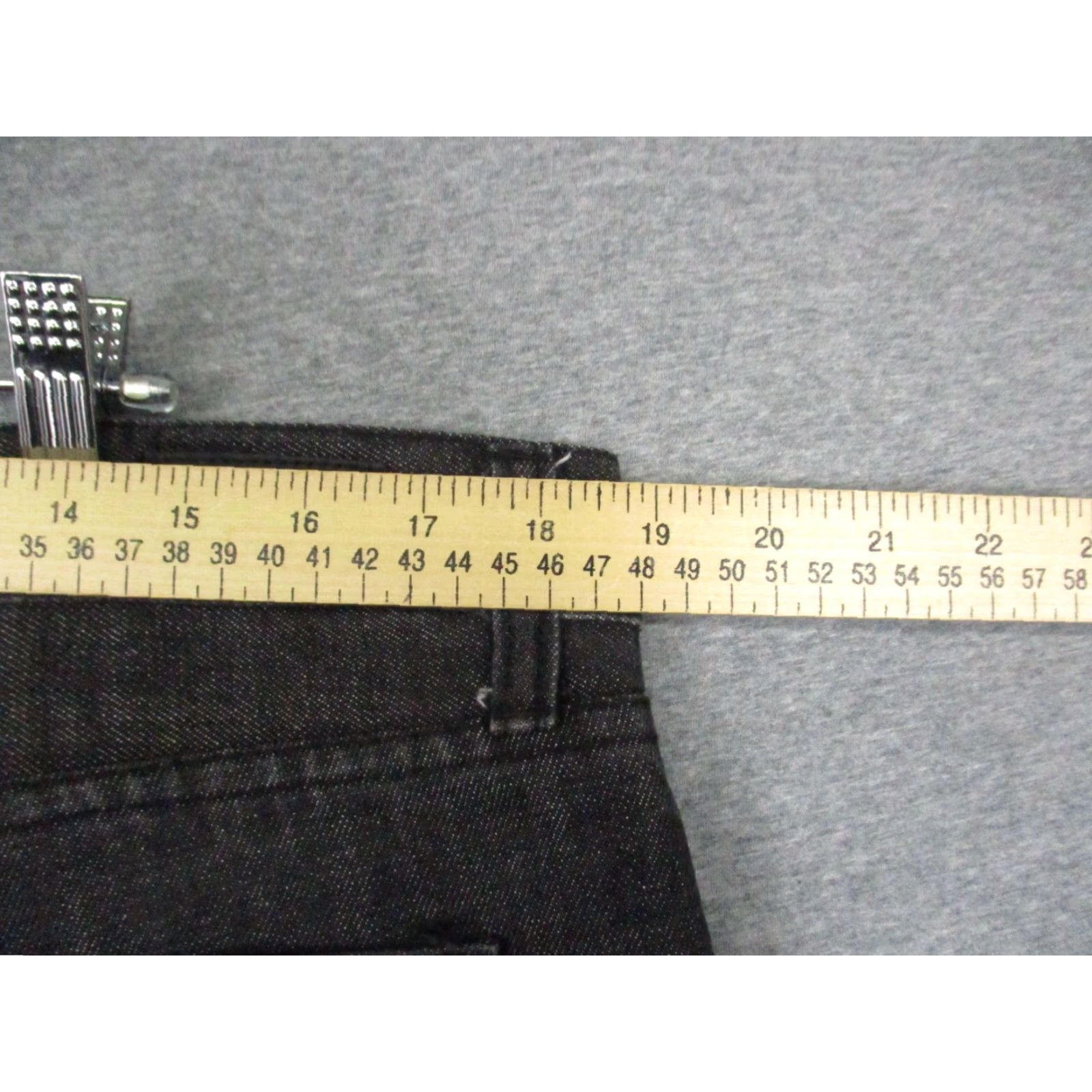 Vintage Echo 714 Jeans Mens Straight Fit 36 Black Denim 5-Pocket Regular Zip Fly Dark Wash Vintage No Size US 36 / EU 52 - 6 Thumbnail
