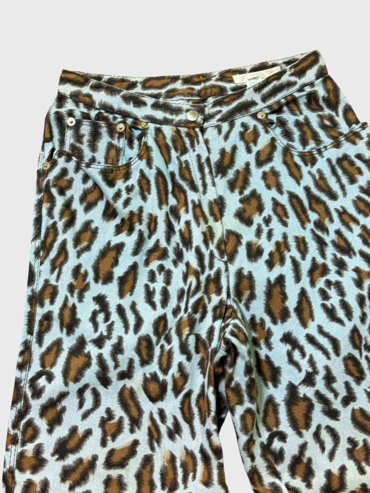 Hysteric Glamour MODAGOJI LEOPARD OVERPRINT FULLPRINTED DENIM Size 25" / US 0 / IT 36 - 4 Thumbnail