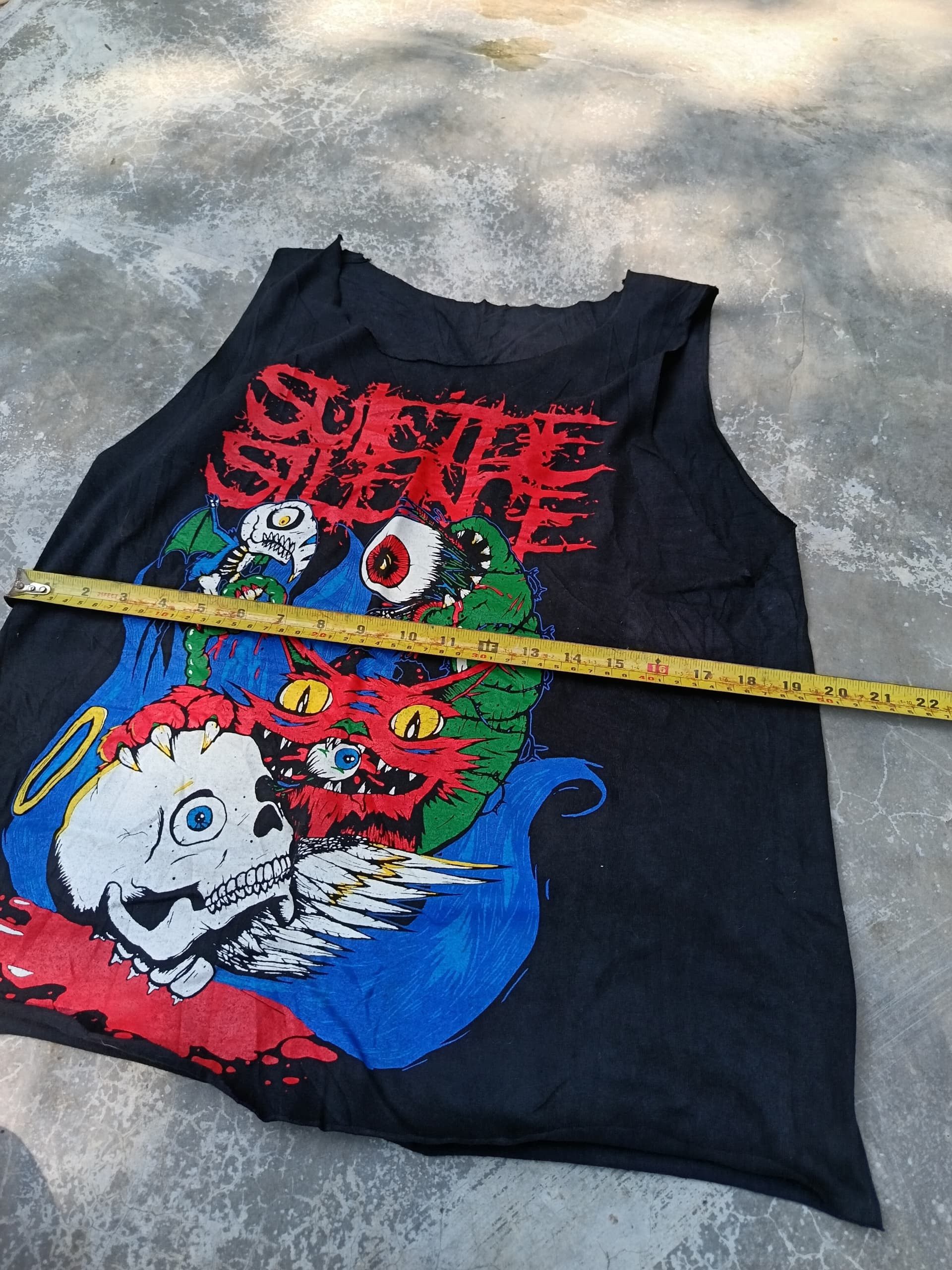 Band Tees Suicide silence tank top cat eyes Size US M / EU 48-50 / 2 - 7 Thumbnail