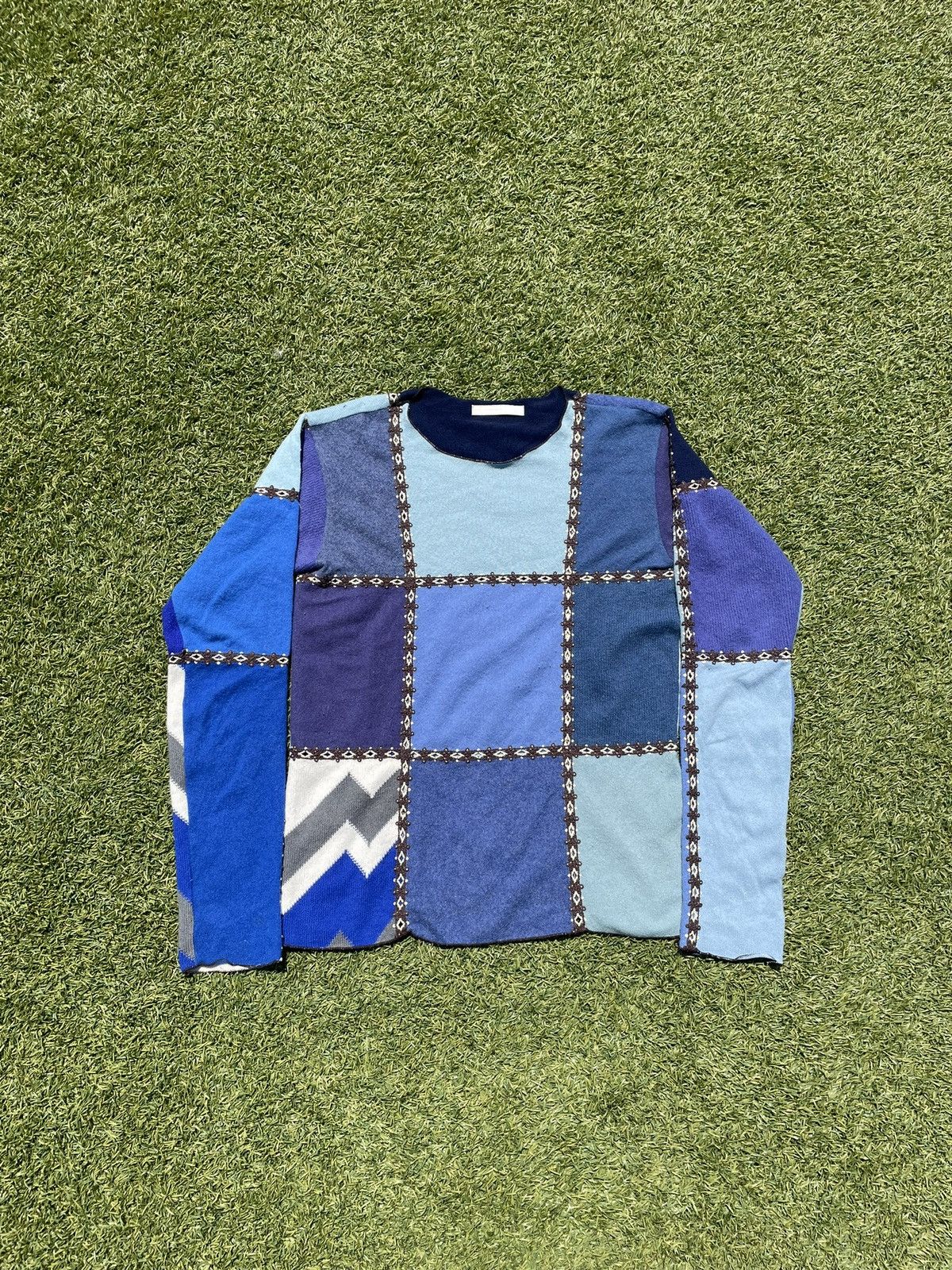 Number (N)ine AW02 “Nowhere” - 1/100 Number (N)ine Patchwork Long Sleeve Size US L / EU 52-54 / 3 - 1 Thumbnail