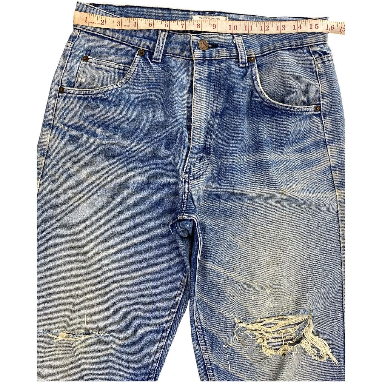 Japanese Brand Japanese Brand Faded Style Distressed Baggy Jeans Size US 32 / EU 48 - 12 Thumbnail