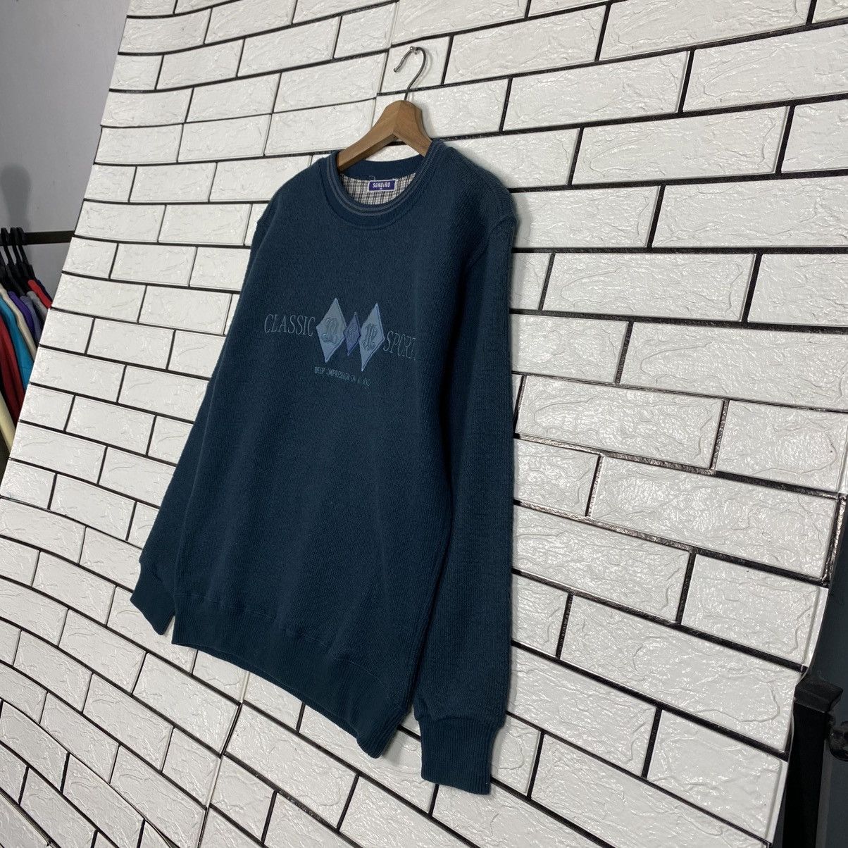 Japanese Brand Vintage Sweatshirt Indigo Sunbird Issey Miyake Size US M / EU 48-50 / 2 - 3 Thumbnail
