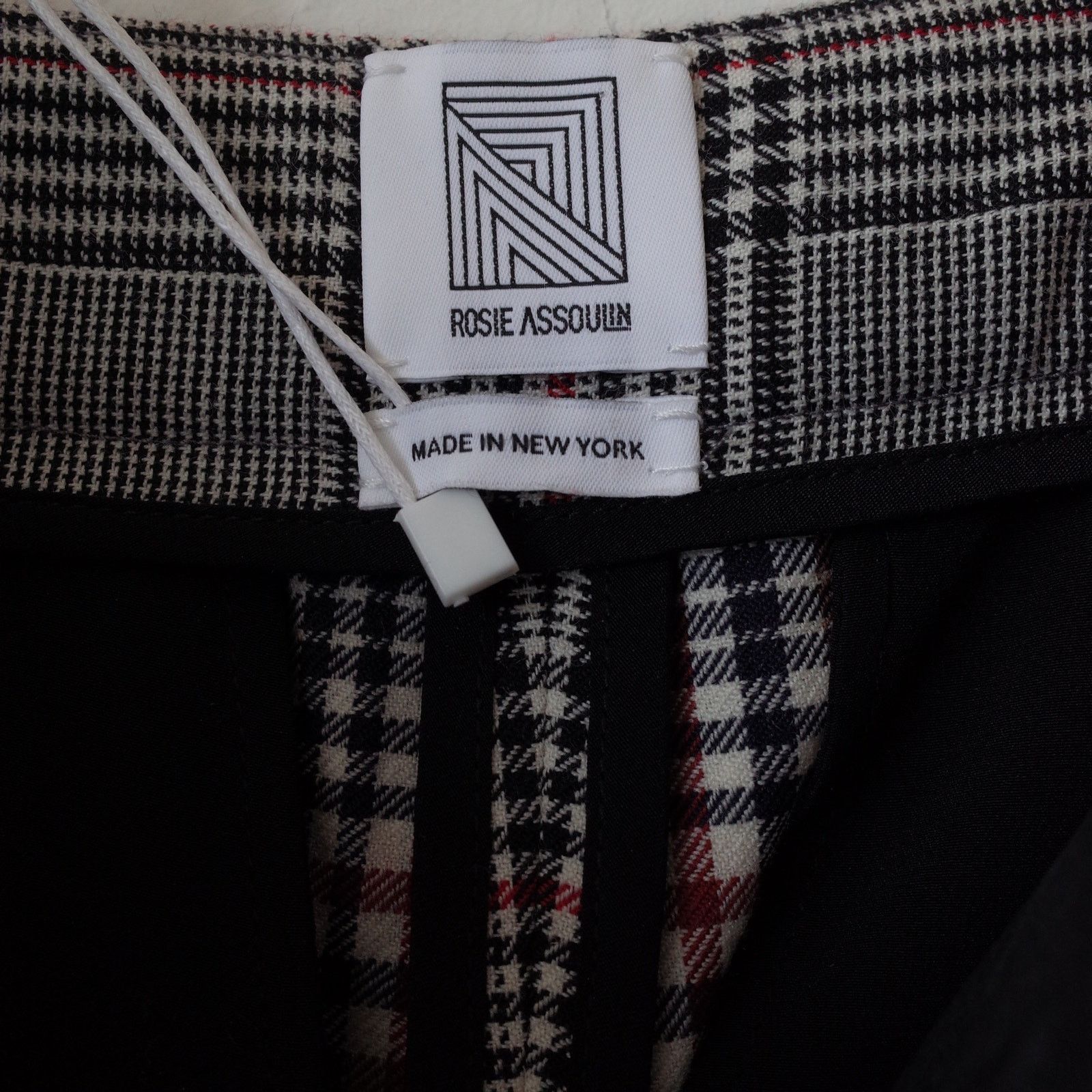 Rosie Assoulin Rosie Assoulin Connor Plaid Pants Ruffle Hem 26" 0 NWT Size 25" / US 0 / IT 36 - 5 Thumbnail