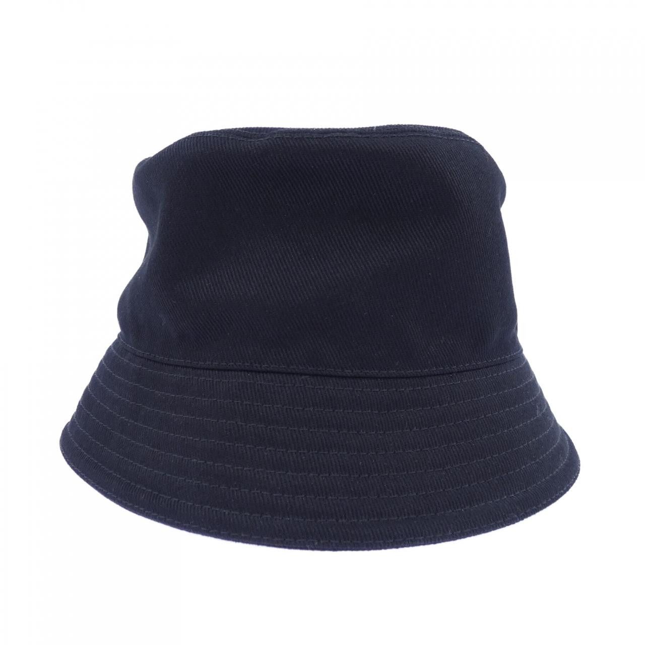 Prada Prada Prada Triangle Logo Cotton Hat Textile Hats 2HC137 2DXI DUTY FREE for USA Size ONE SIZE - 1 Thumbnail