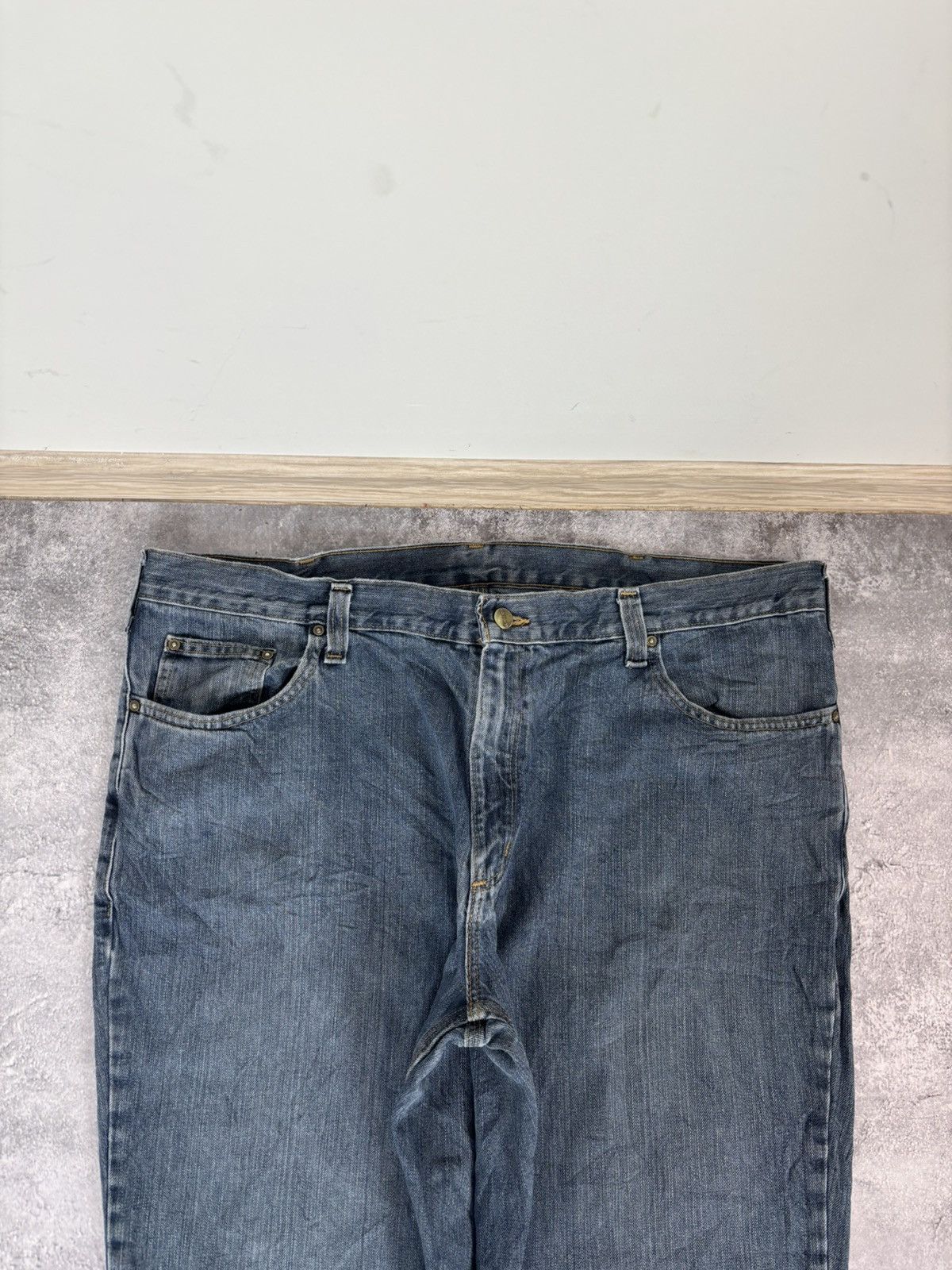 Carhartt Carhartt Men’s Denim Jeans Relaxed Fit USA Workwear Straight Size US 40 / EU 56 - 5 Thumbnail
