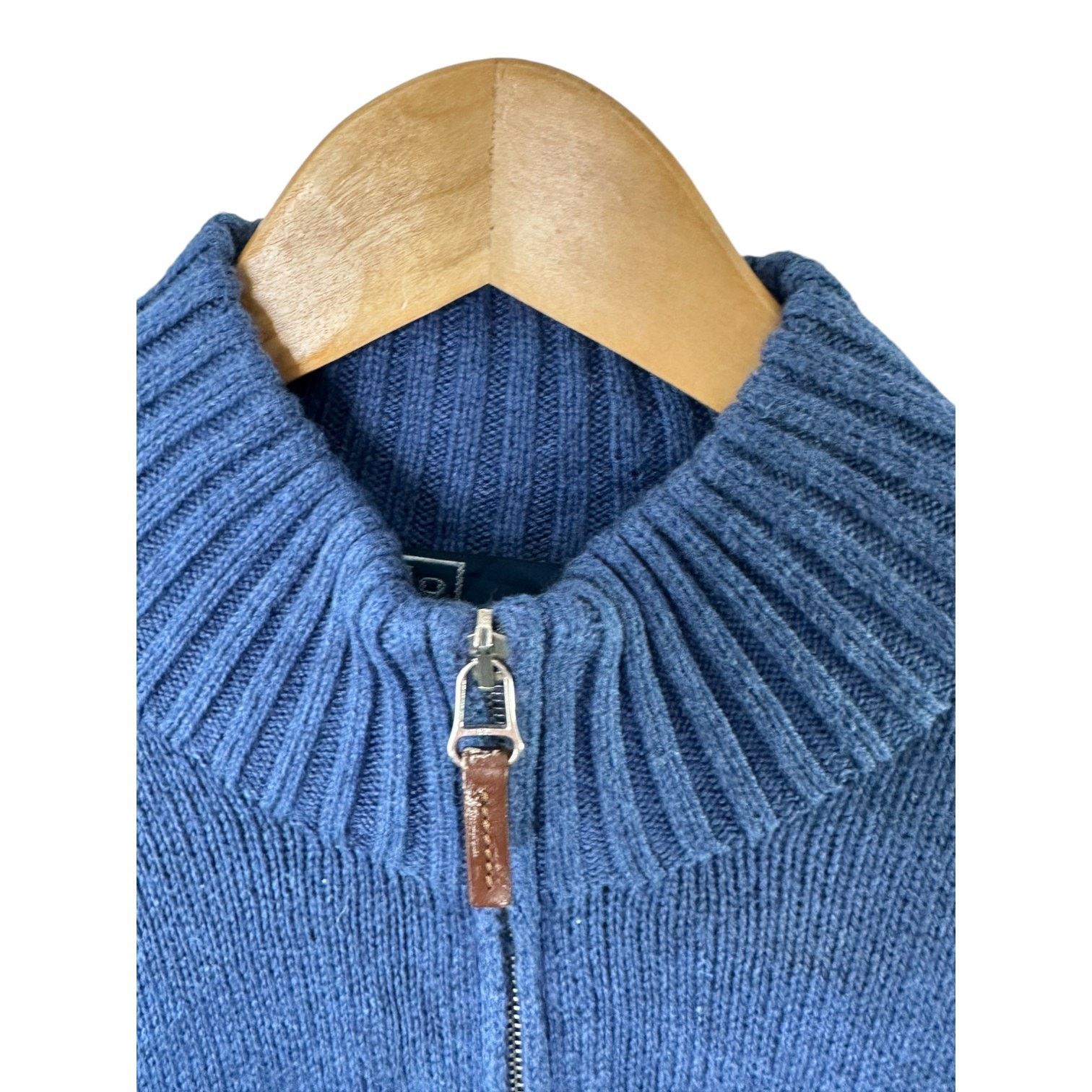 Ralph Lauren Polo Ralph Lauren Blue 1/4 Zip 100% Cotton Sweater Mens XXL Size US XXL / EU 58 / 5 - 4 Thumbnail