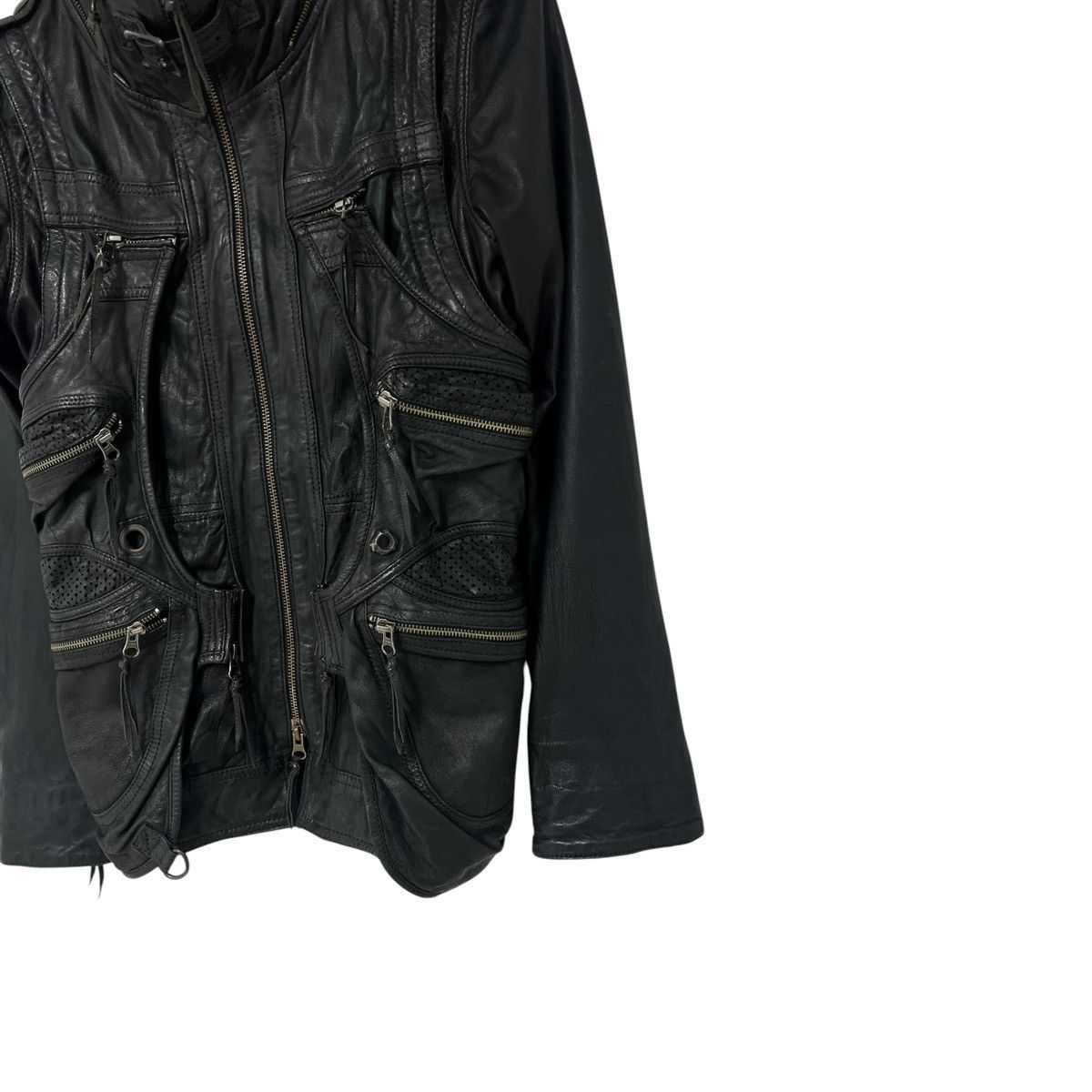 14th Addiction 14th addiction transformer leather sheepskin jacket Size US M / EU 48-50 / 2 - 3 Thumbnail