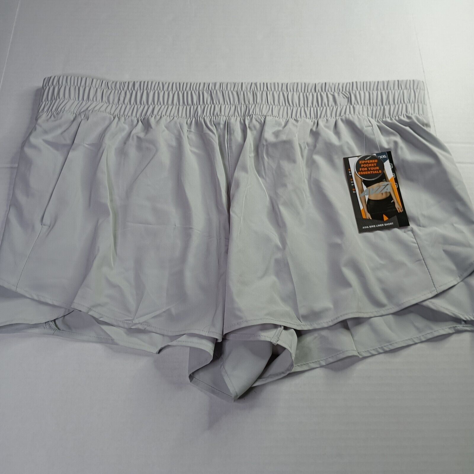 Avia Avia Running Shorts Liner Women's 3XL (22) Platinum Silver Size 42" / US 20 - 1 Thumbnail