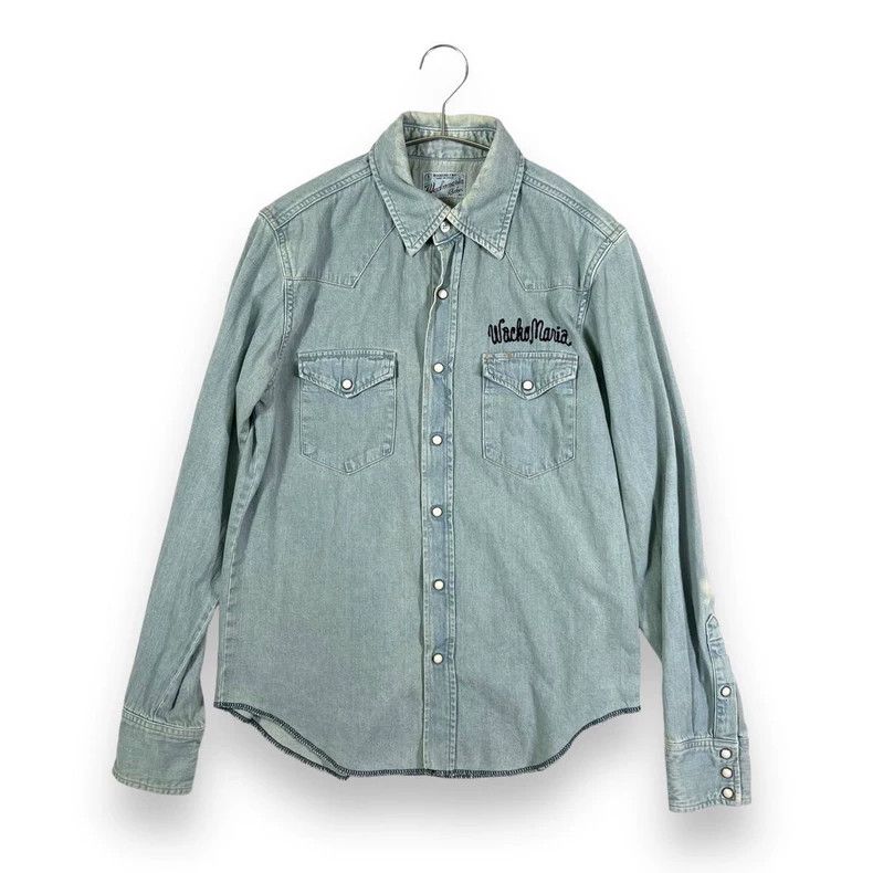 Wacko Maria wacko maria Denim shirt jacket Size US M / EU 48-50 / 2 - 2 Thumbnail