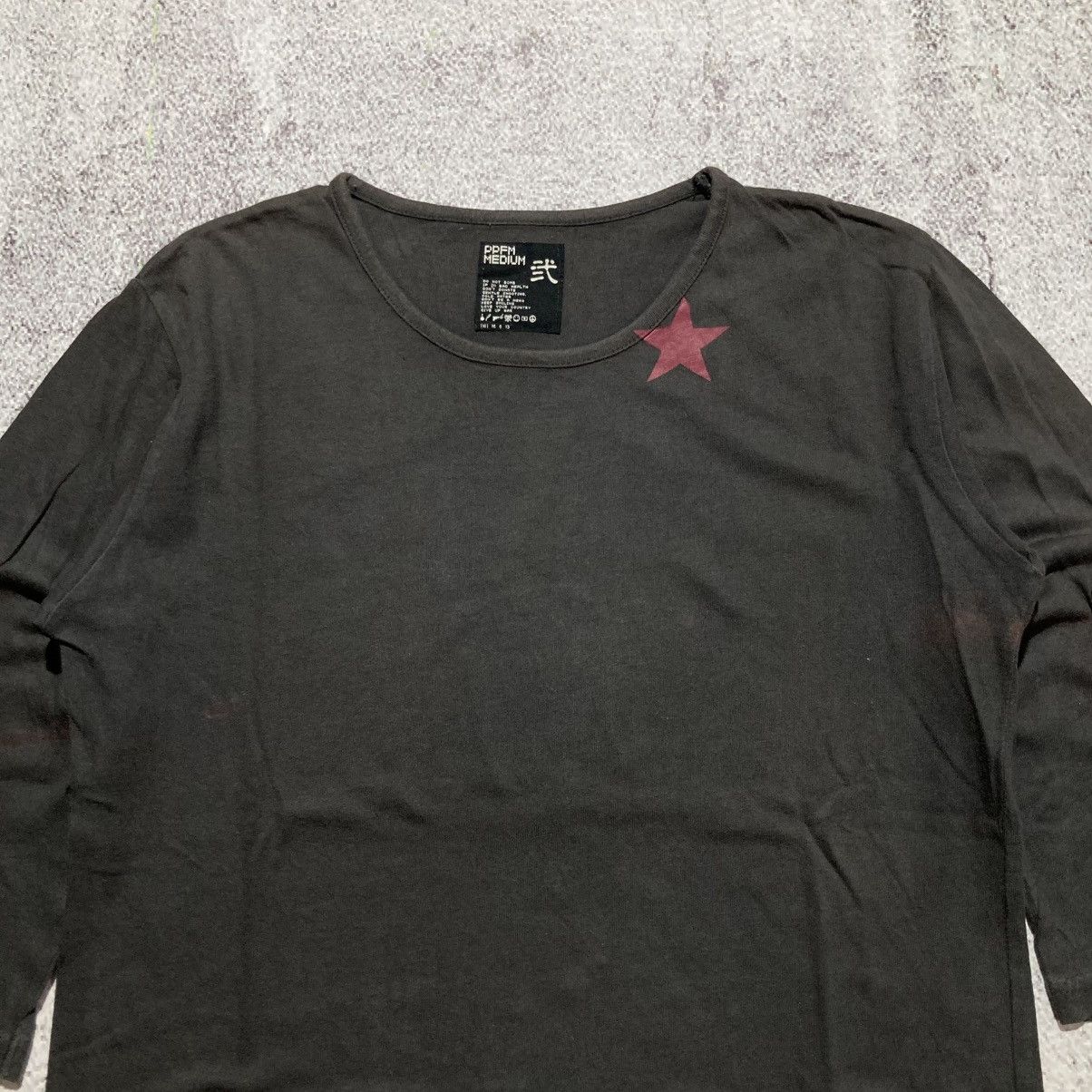 PPFM 2000s PPFM Stars Logo Grunge Punk Style Raglan Shirt Size US M / EU 48-50 / 2 - 2 Thumbnail