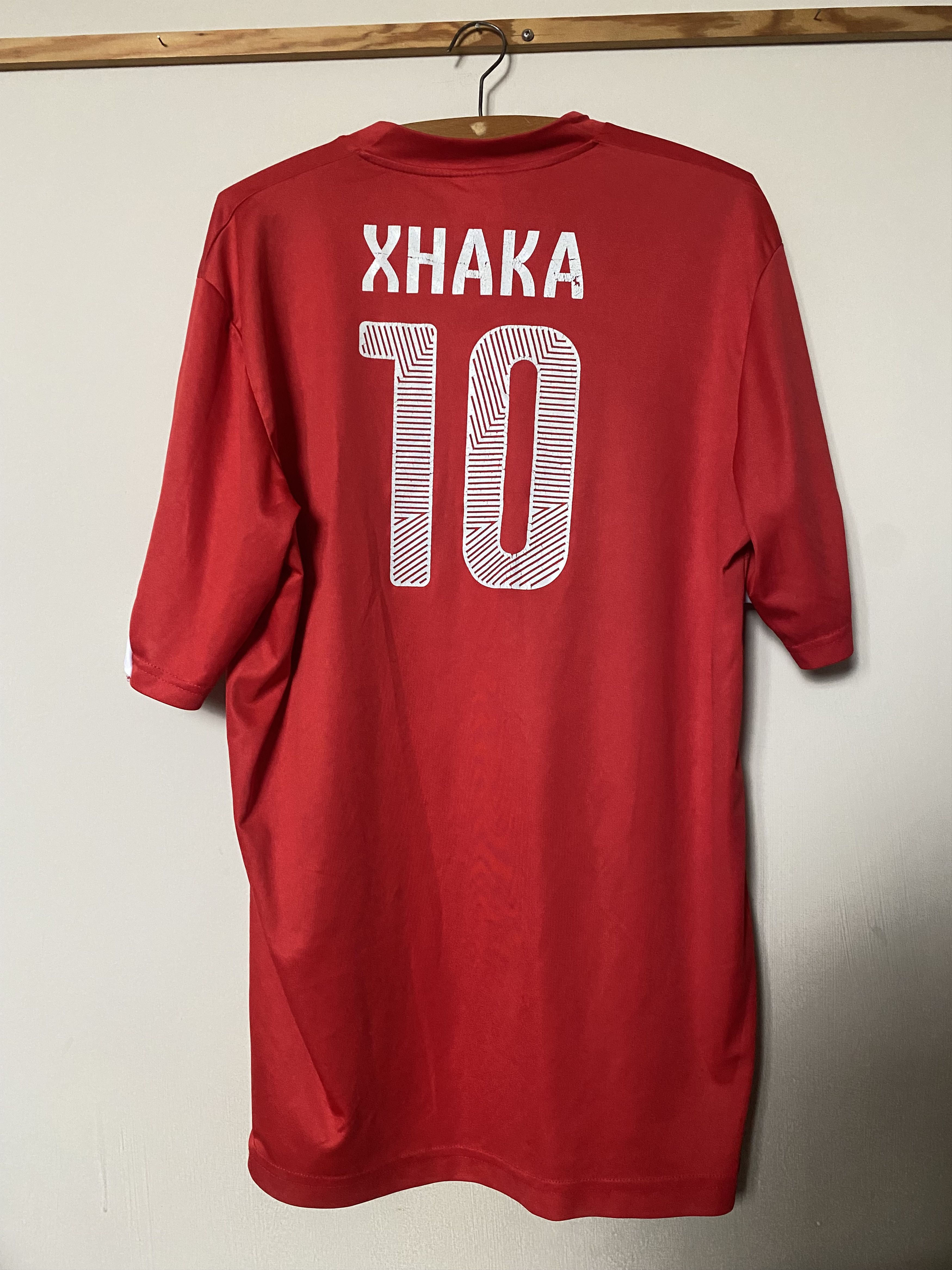Other SWITZERLAND #10 XHAKA - 2014 - 2015 - XL - UNIQUE Size US XL / EU 56 / 4 - 1 Thumbnail
