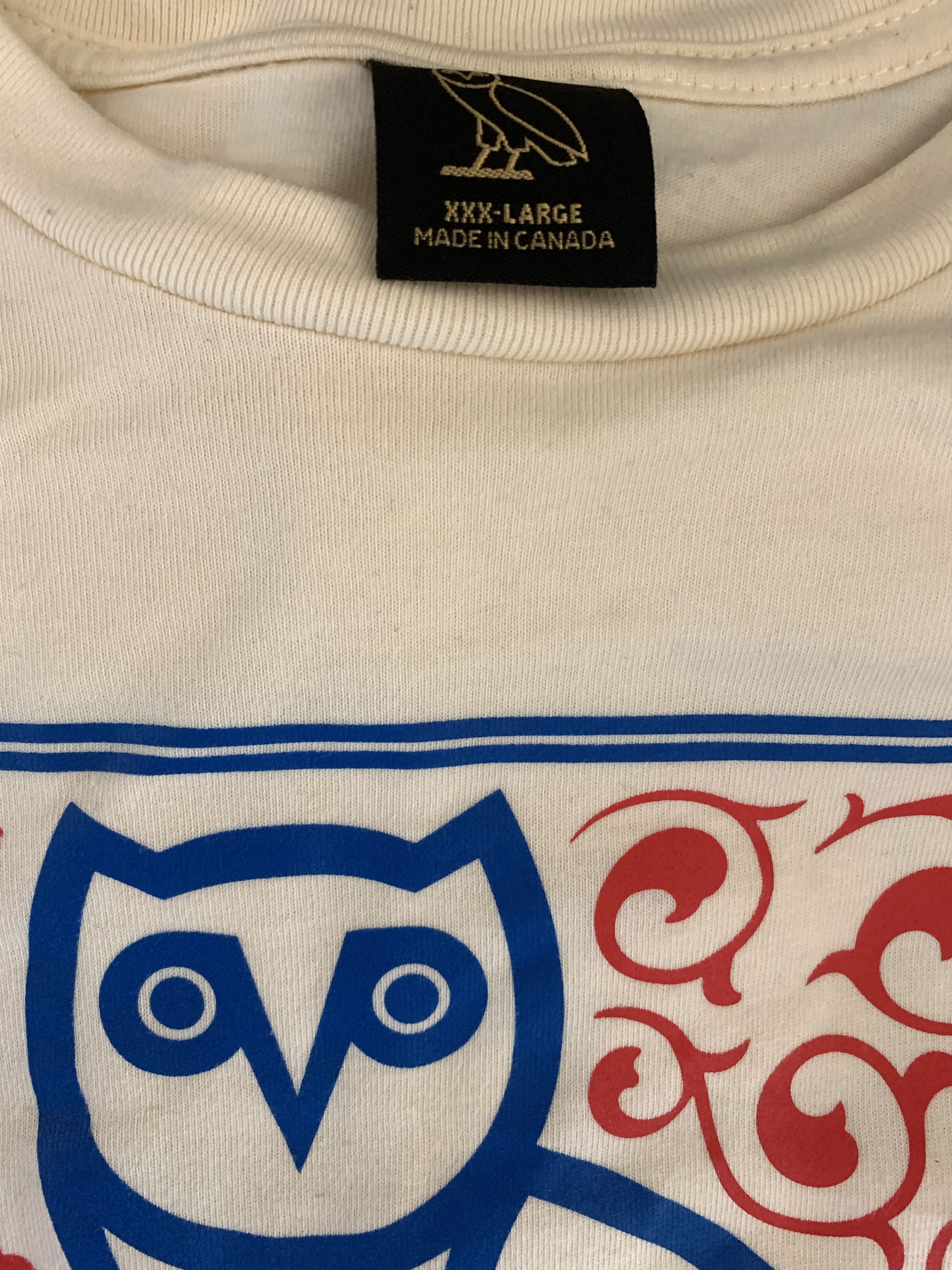 Drake OVO Family Arabic Calligraphy Owl T-shirt Cream XXXL Size US XXL / EU 58 / 5 - 7 Thumbnail