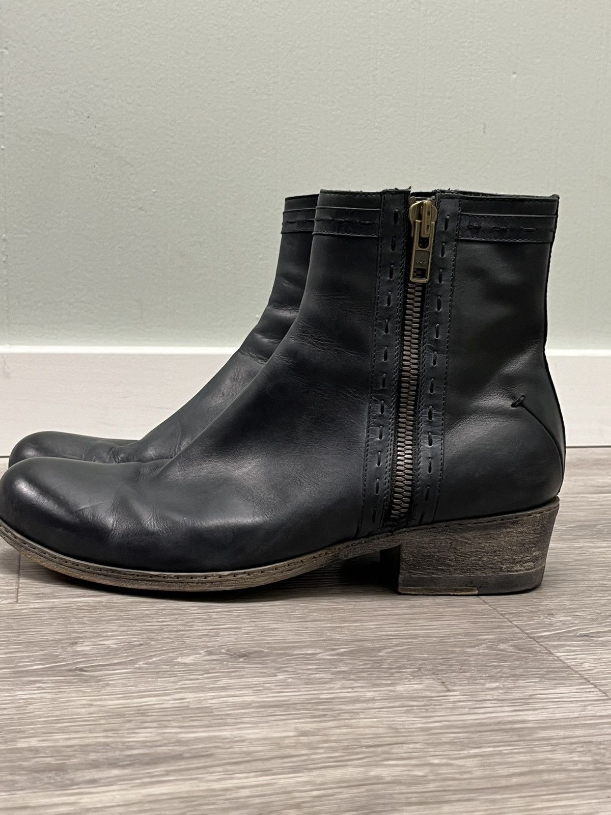 Costume National Double Zip Boot. Size US 8.5 / EU 41-42 - 18 Thumbnail