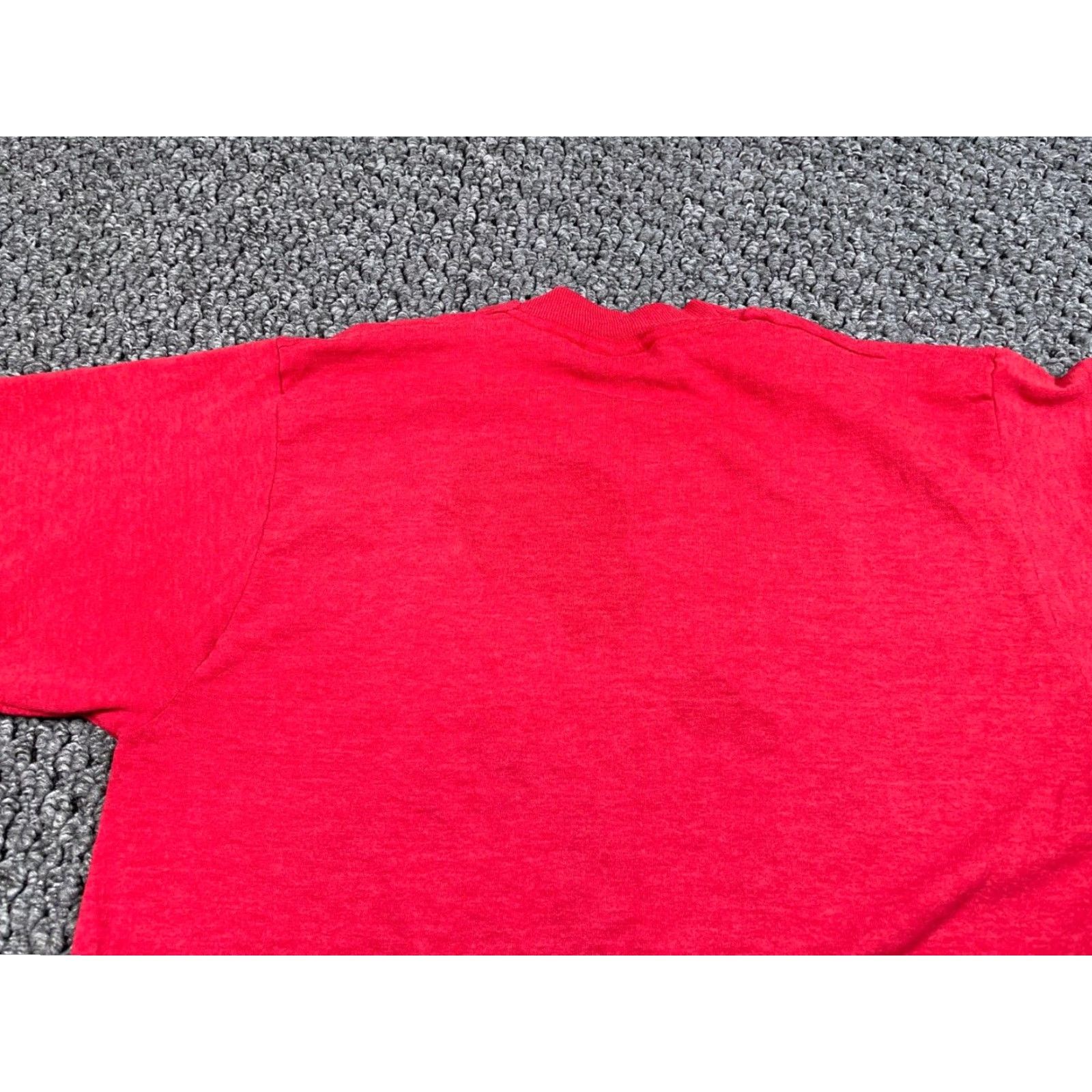 Vintage VINTAGE 80s Horse Sketch T-Shirt Mens Small Red Anna P Foote Print Shirt Size US S / EU 44-46 / 1 - 6 Thumbnail