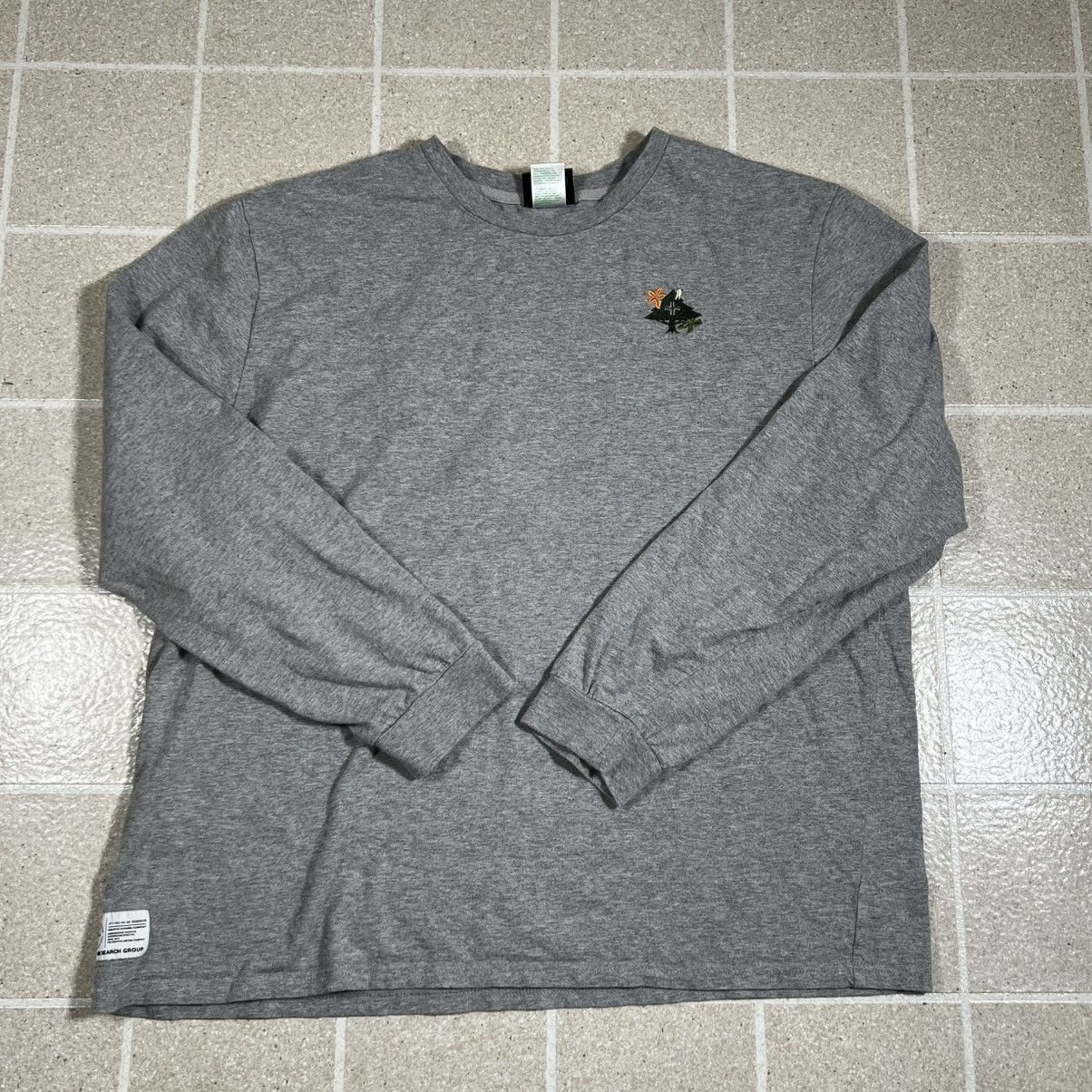 LRG Lifted Research Group Grey Long Sleeve LRG Embroidered Logo Size US XL / EU 56 / 4 - 3 Thumbnail
