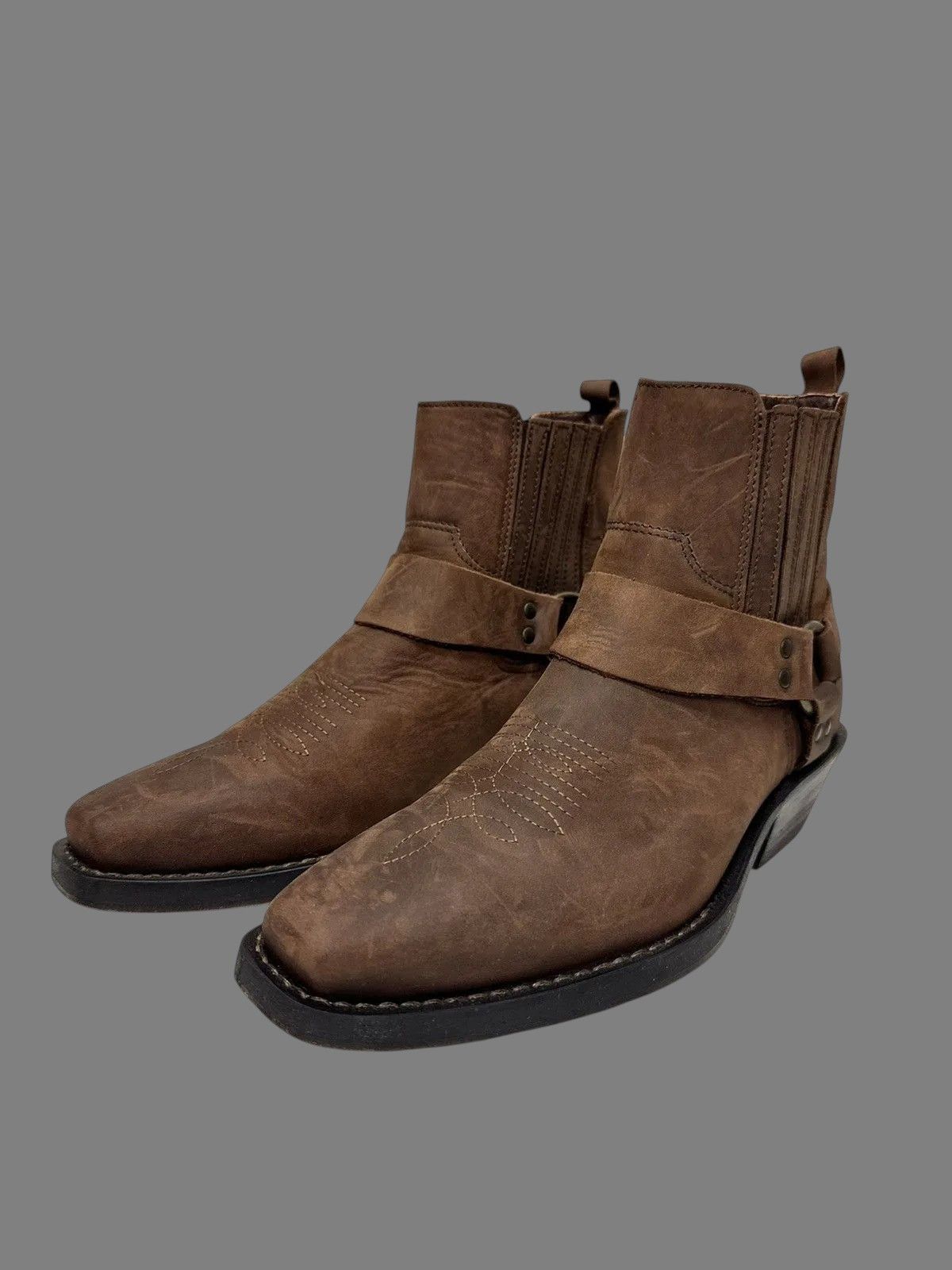 Dirk Bikkembergs Vintage Western Brown Ankle Boots Menswear Size 40 Size US 7 / EU 40 - 1 Thumbnail