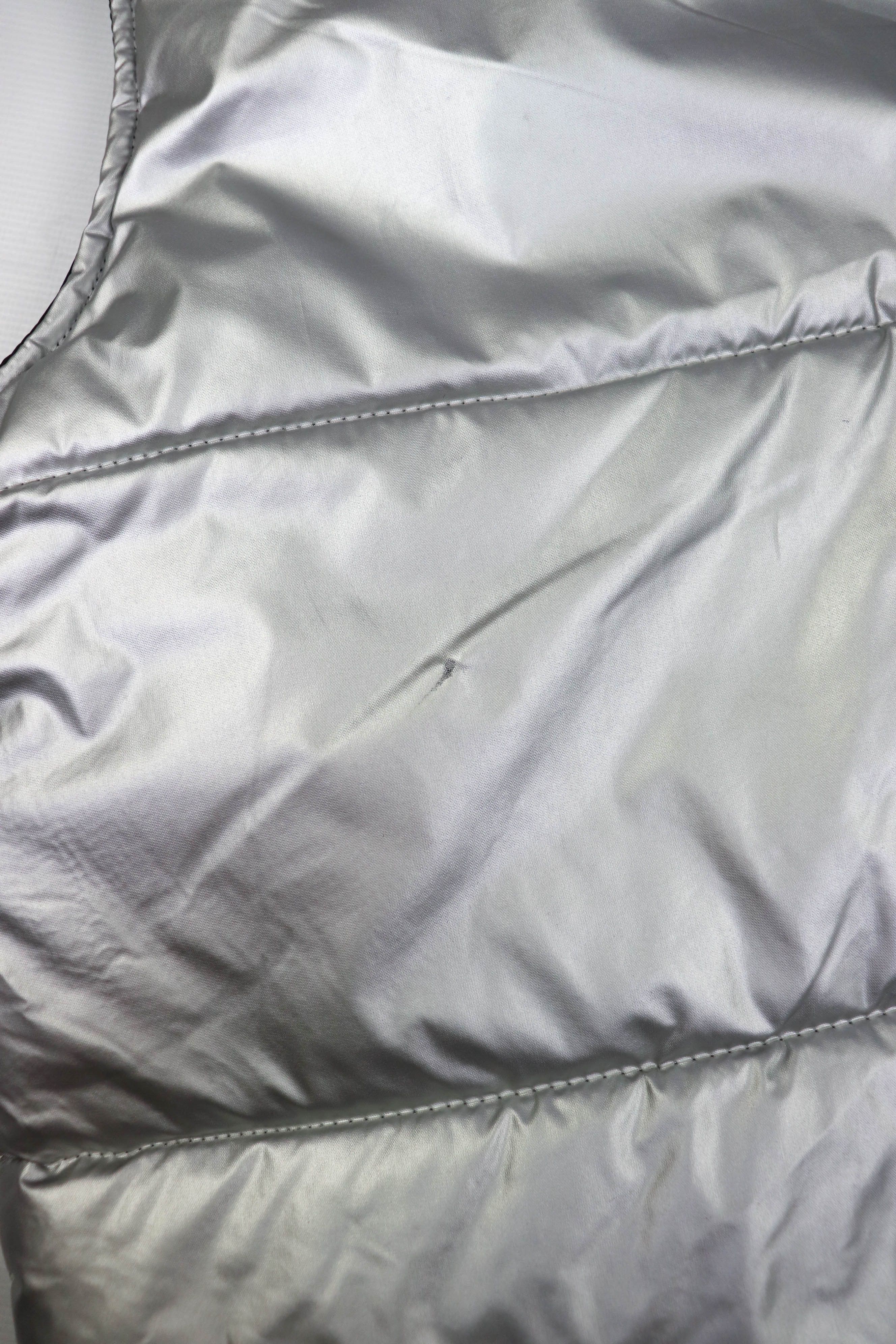 Vintage 90s Vintage Suzuki Made in Japan Silver Cropped Zip Vest Size US M / EU 48-50 / 2 - 7 Thumbnail
