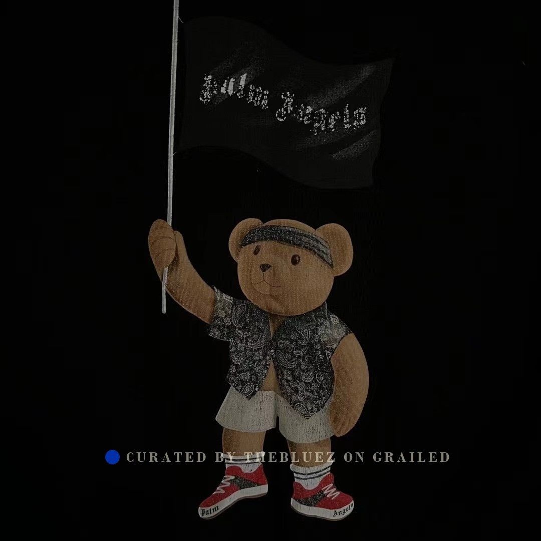Palm Angels Palm Angels Bear Flag Short Sleeve Size US M / EU 48-50 / 2 - 2 Thumbnail