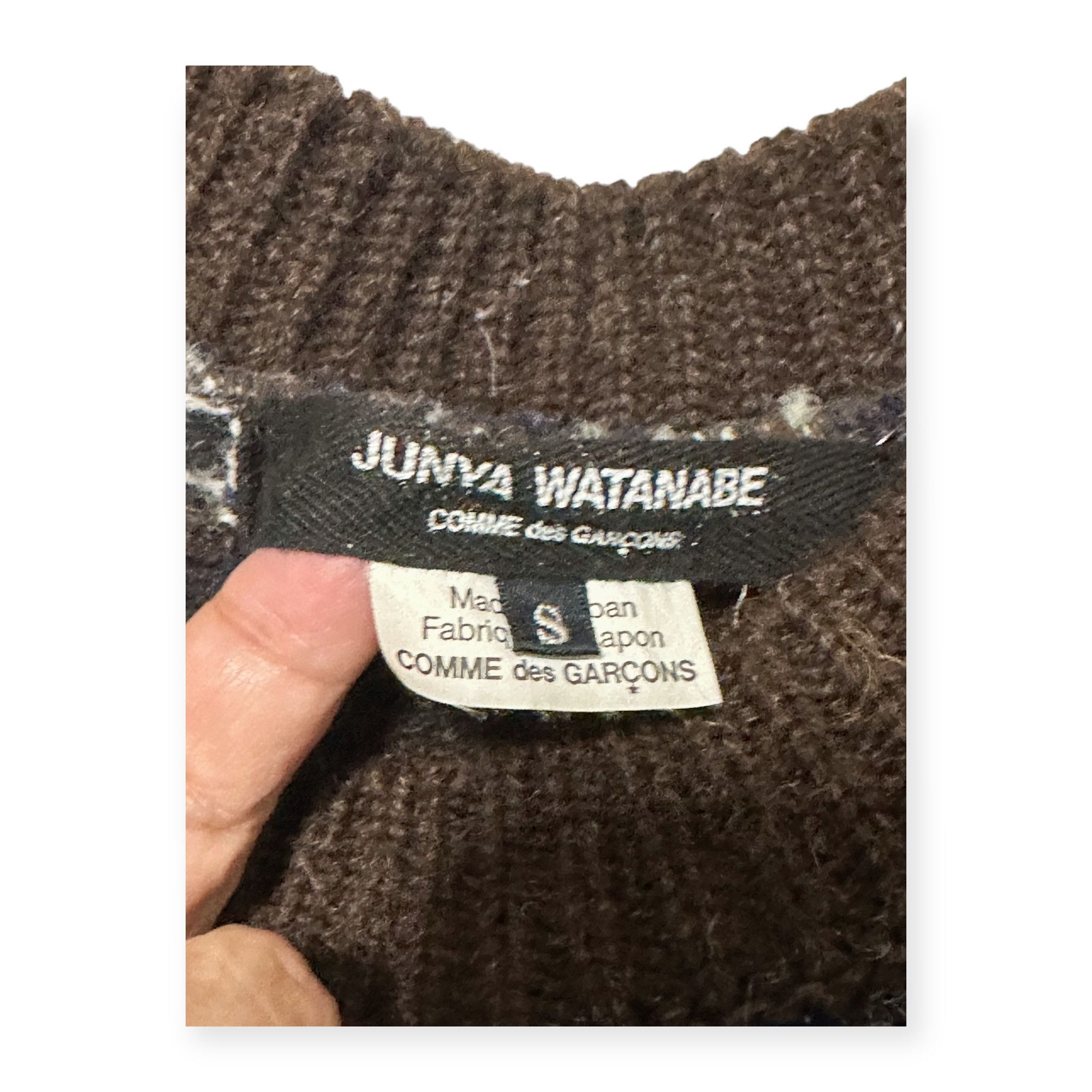 Junya Watanabe Junya Watanabe Comme des Garçons, Brown multi Jacquard Sweat Size S / US 4 / IT 40 - 9 Thumbnail