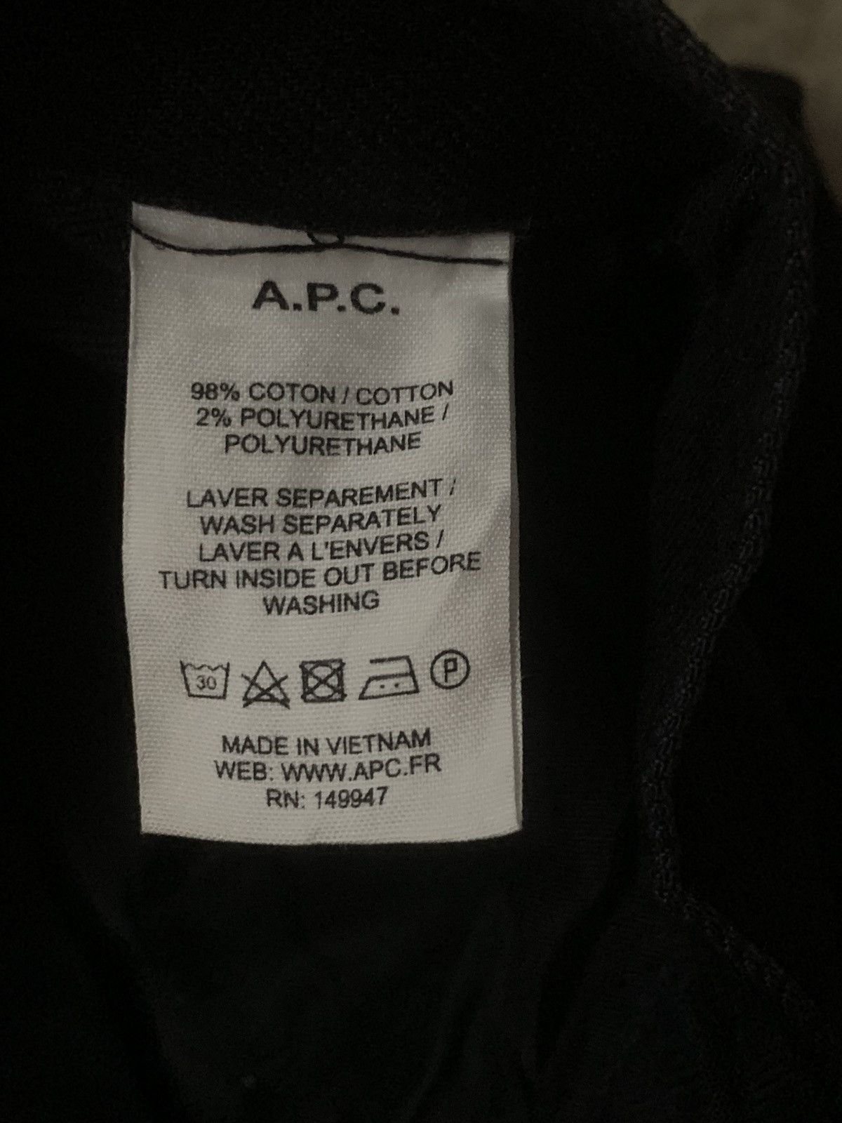 A.P.C. A.P.C Petite New Standard Denim Jeans Size US 29 - 8 Thumbnail