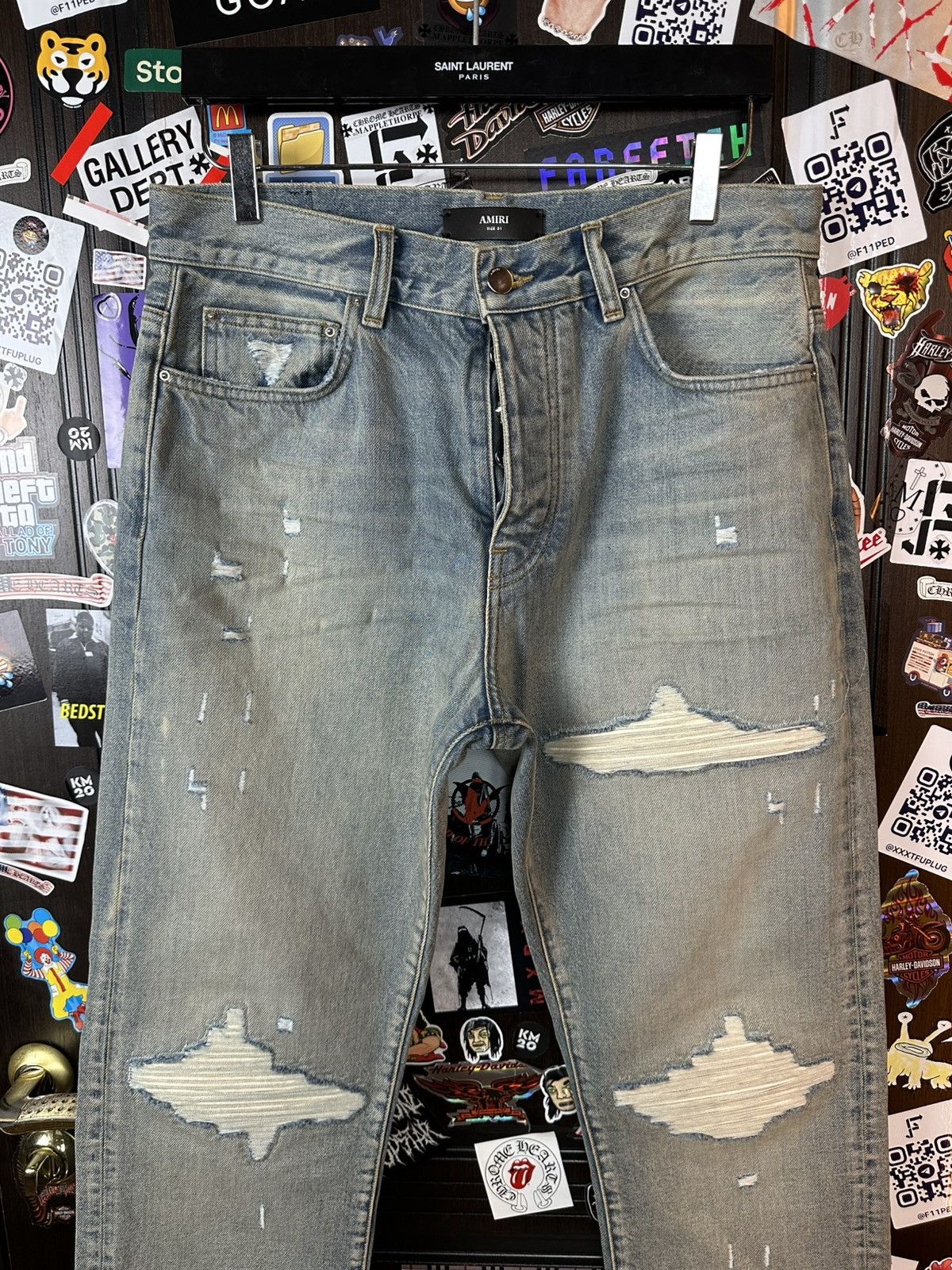 Amiri Amiri MX1 Straight Jeans Size US 31 - 5 Thumbnail