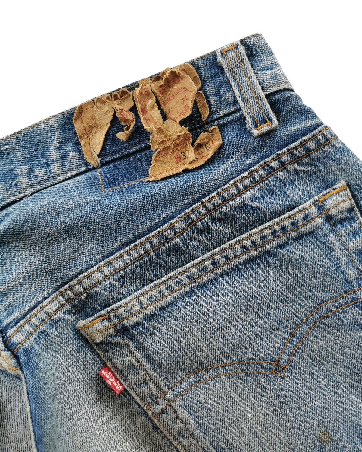 Levi's Vintage Levi's 501 Denim Jeans Paint Splattered Size 32x29 Size US 32 / EU 48 - 6 Thumbnail