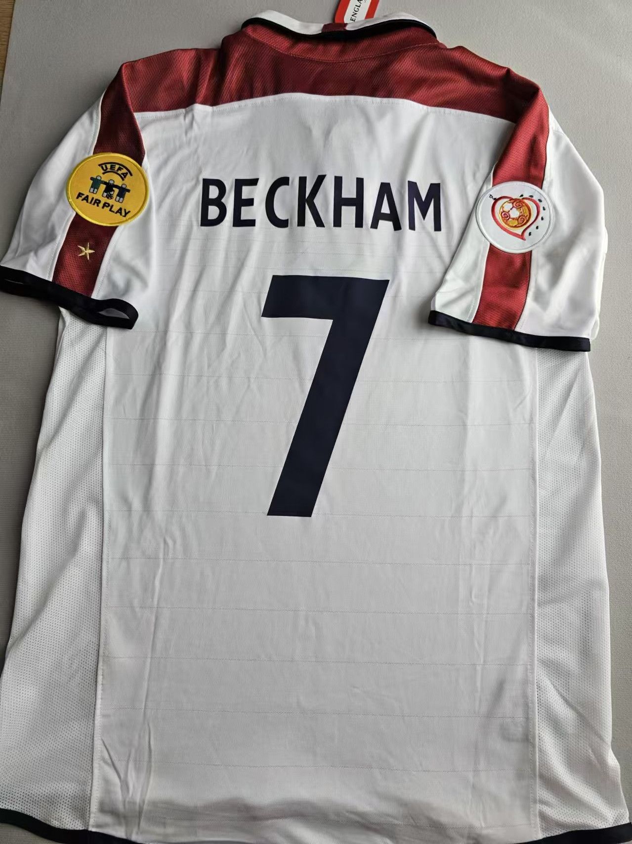 Other 2004 England #7 David Beckham Jersey Home Size US XXL / EU 58 / 5 - 1 Thumbnail