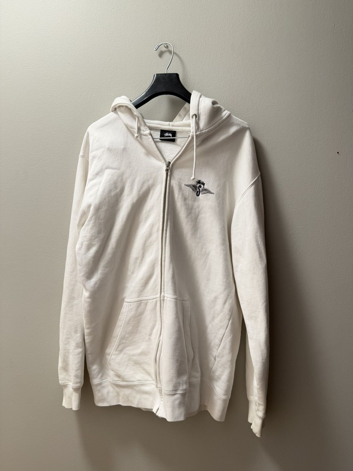 Stussy Vintage Y2k Stussy embroidered zip up hoodie Size US XL / EU 56 / 4 - 1 Thumbnail