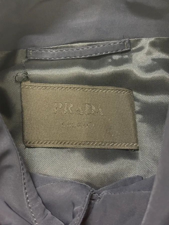 Prada AW2008 Prada Navy Nylon Belted Trench Jacket Size US M / EU 48-50 / 2 - 8 Thumbnail