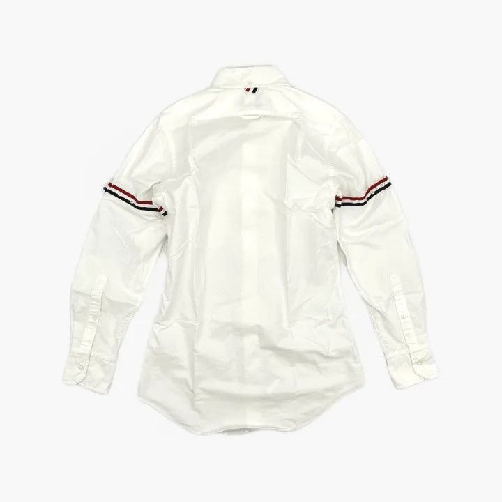 Thom Browne Thom Browne Classic Long Sleeve Shirt with Stripes -2507 Size US M / EU 48-50 / 2 - 1 Thumbnail