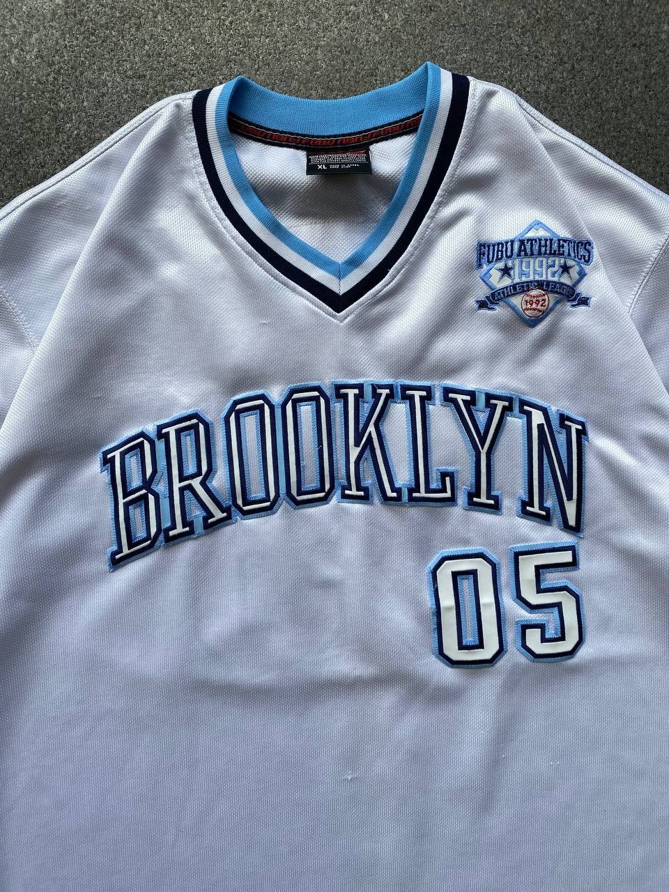 Fubu × Vintage Brooklyn Fubu Sports Collection Limited Edition Jersey Size US XL / EU 56 / 4 - 4 Thumbnail