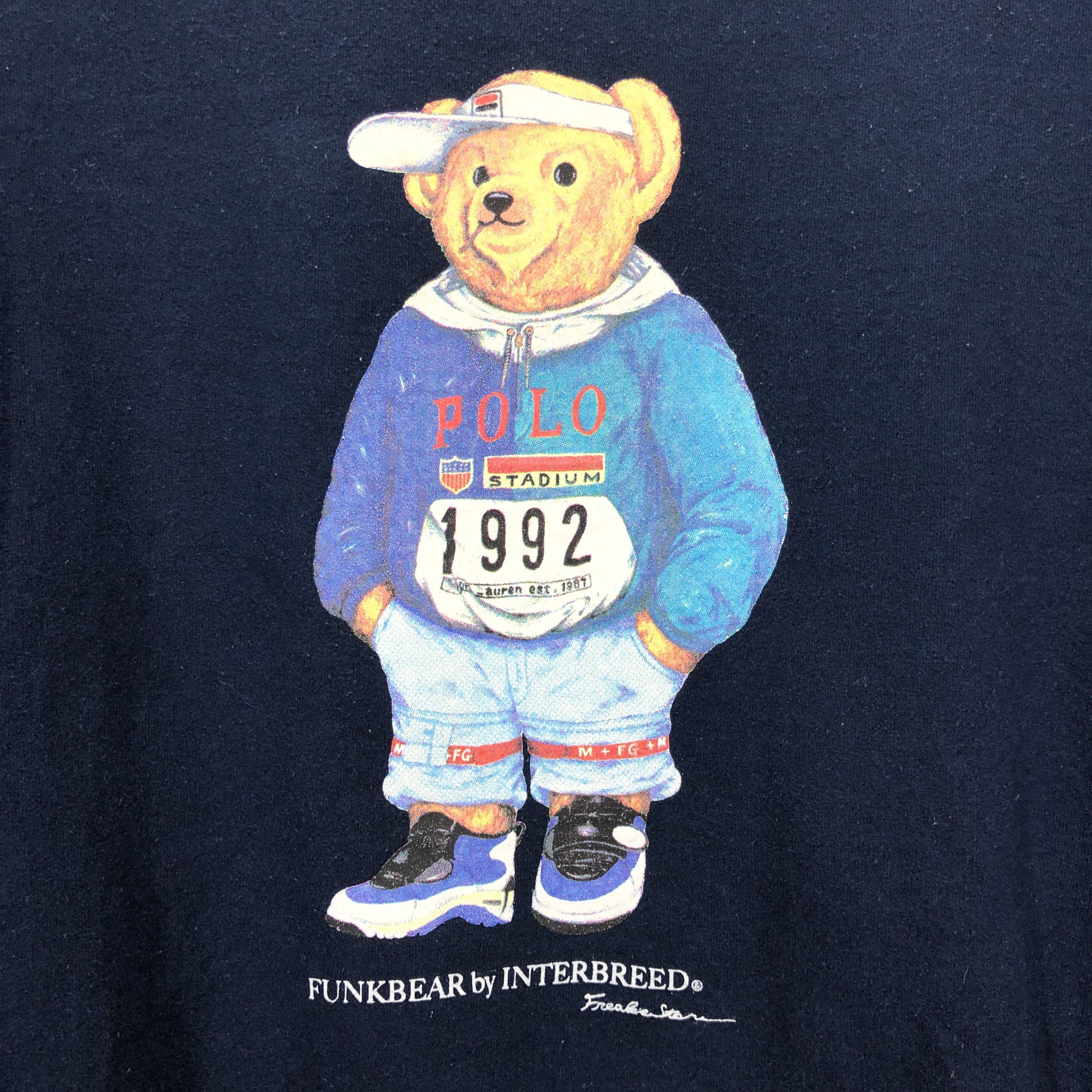 Japanese Brand FUNK BEAR by INTERBREAD Made In Japan Sweatshirt #1473/AY Size US M / EU 48-50 / 2 - 3 Thumbnail