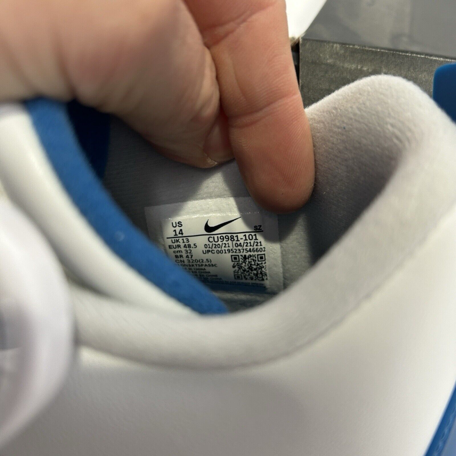 Nike Nike Shoes Air Jordan 4 Retro Golf “Military Blue” 2024 Size US 14 / EU 47 - 6 Thumbnail