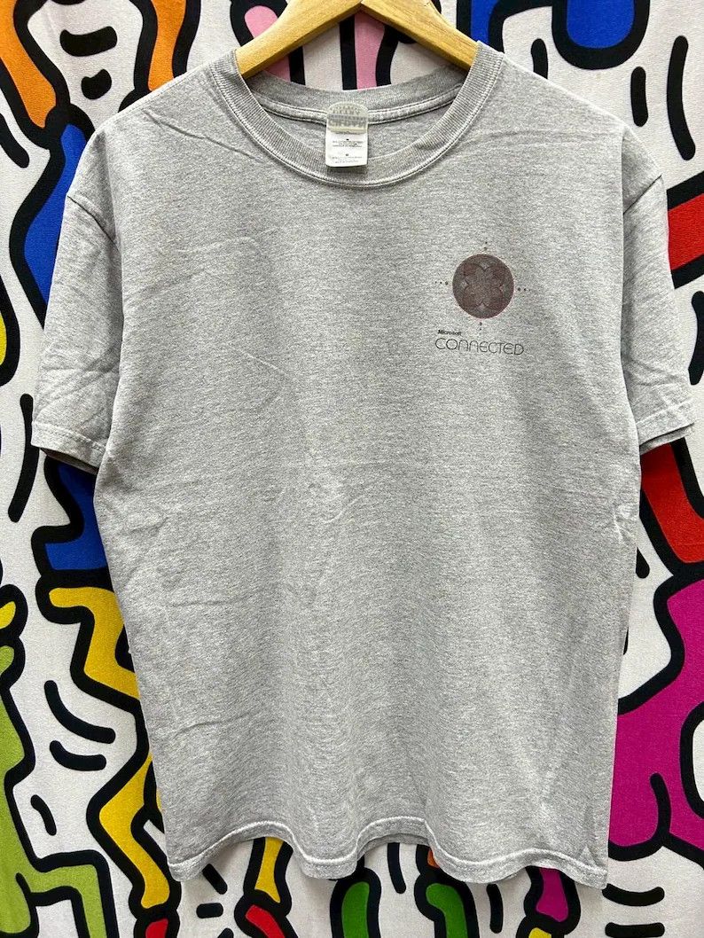 Microsoft Vintage 2000s Microsoft tshirt size M Size US M / EU 48-50 / 2 - 2 Thumbnail