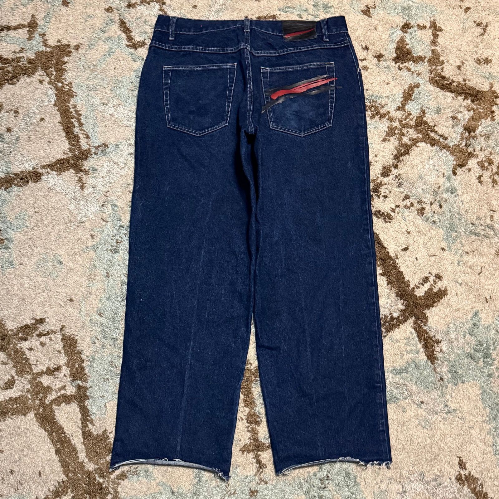 Fubu Vintage FUBU Baggy Wide Leg Jeans Size 36x30 Y2K Size US 36 / EU 52 - 1 Thumbnail