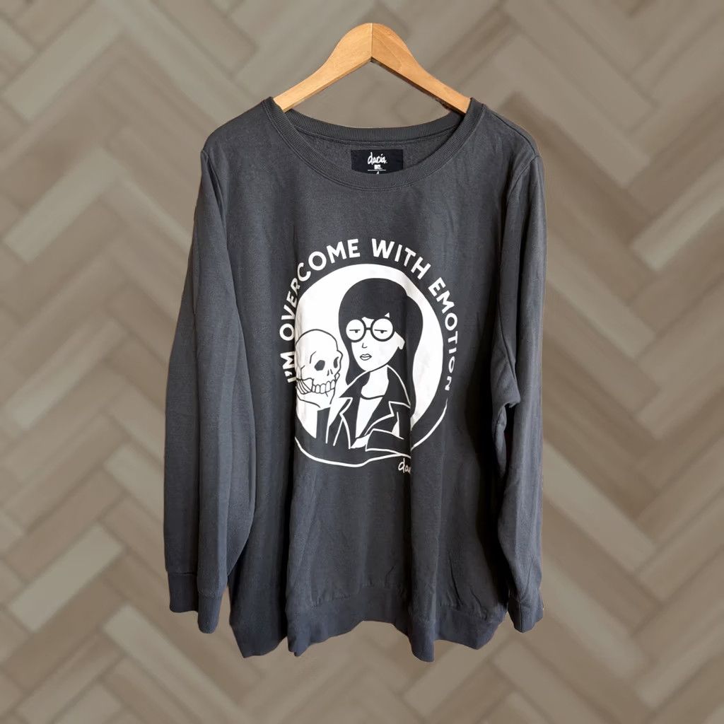 Torrid Torrid Daria Sweatshirt Crew Neck Fleece Black 4X Plus Size Womens 90s Pullover Size XXL / US 16-18 / IT 52-54 - 1 Thumbnail