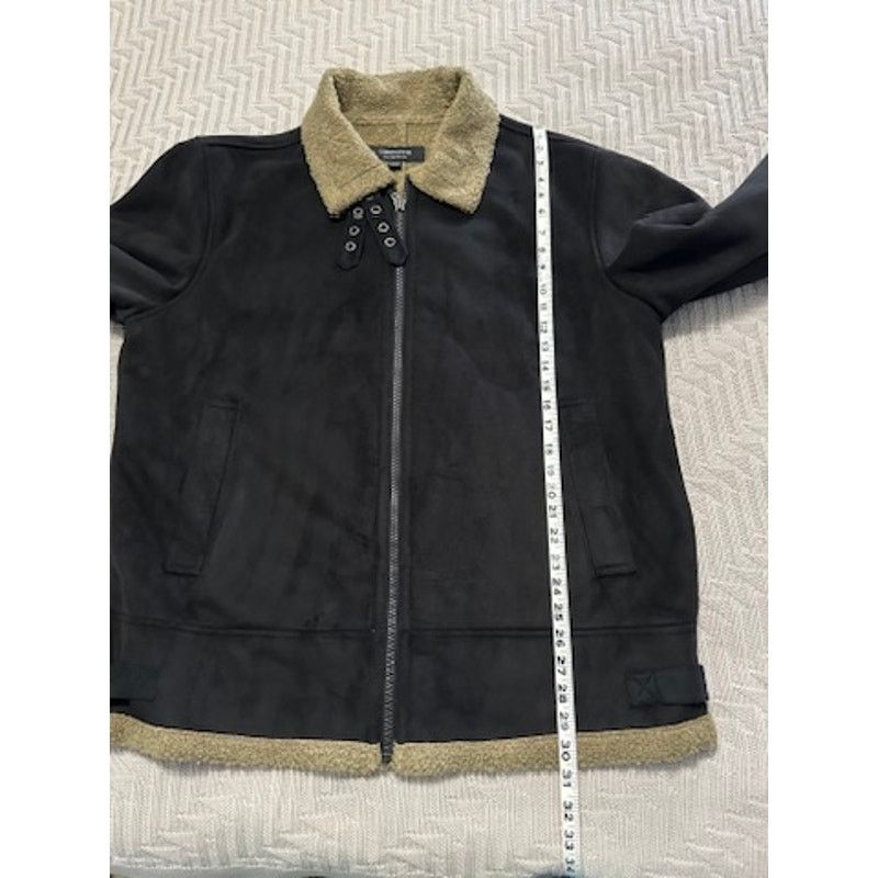 Liz Claiborne Claiborne black sherpa and faux suede winter jacket size XL Size US XL / EU 56 / 4 - 7 Thumbnail