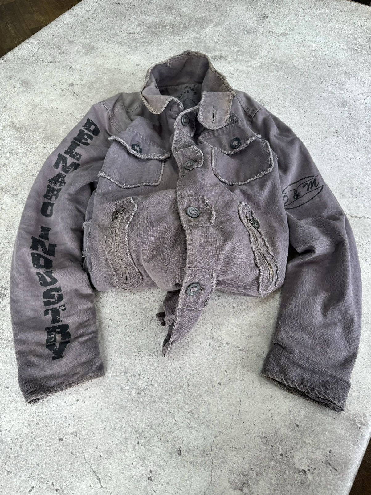 If Six Was Nine × Japanese Brand × Junya Watanabe Vintage Distressed Cargo Junya Watanabe Style Jacket Size US XL / EU 56 / 4 - 1 Thumbnail