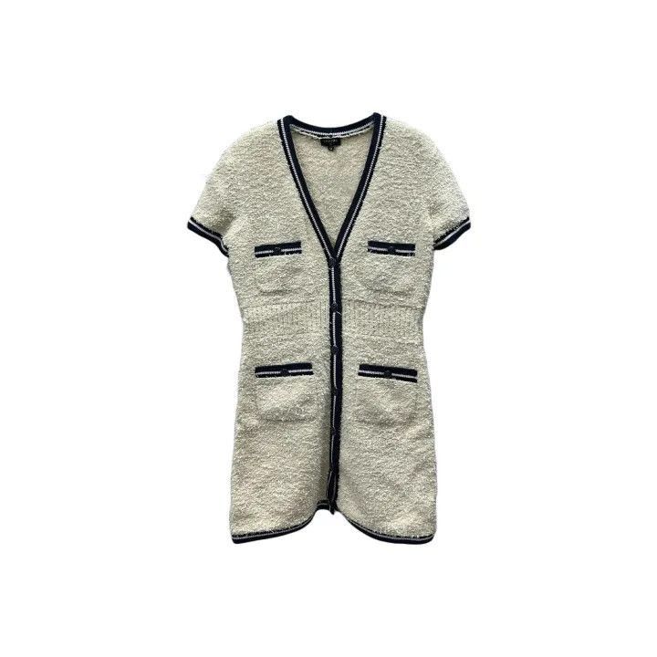 Chanel Chanel Tweed Short Sleeve Dress with Pockets Size S / US 4 / IT 40 - 1 Thumbnail
