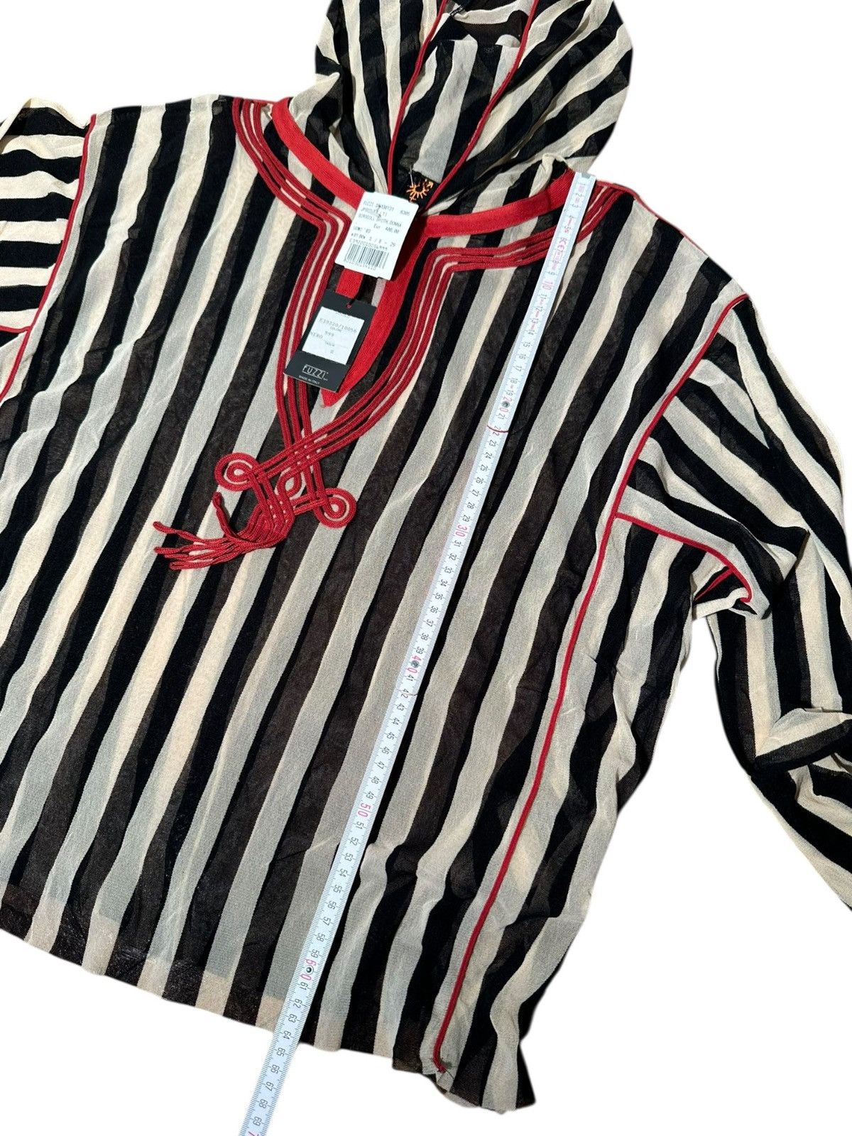 Jean Paul Gaultier Jean Paul Gaultier Soleil Hooded Mesh Top – 2002 Deadstock Size S / US 4 / IT 40 - 12 Thumbnail
