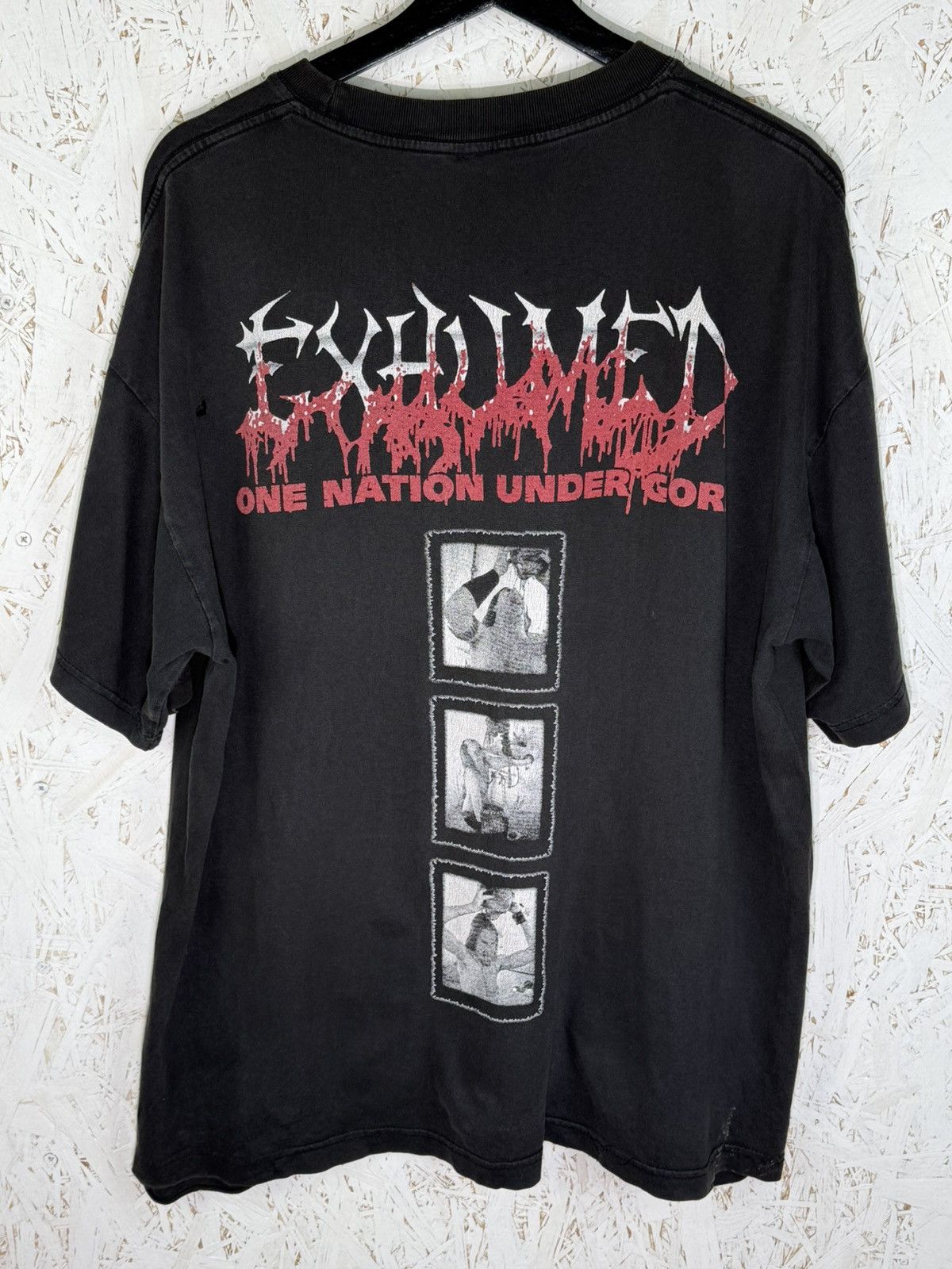 Band Tees Vintage Exhumed Slaughtercult 2000 Death Metal Band T-Shirt Size US XL / EU 56 / 4 - 7 Thumbnail