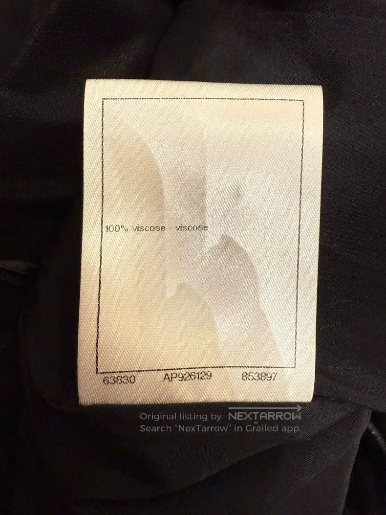 Chanel Chanel Black skirt Size 42" / US 20 - 7 Thumbnail
