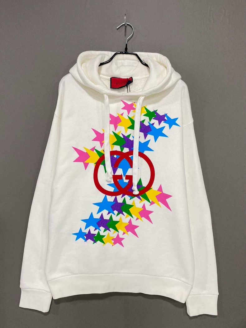 Gucci Rainbow Star Logo Hoodie-dmc