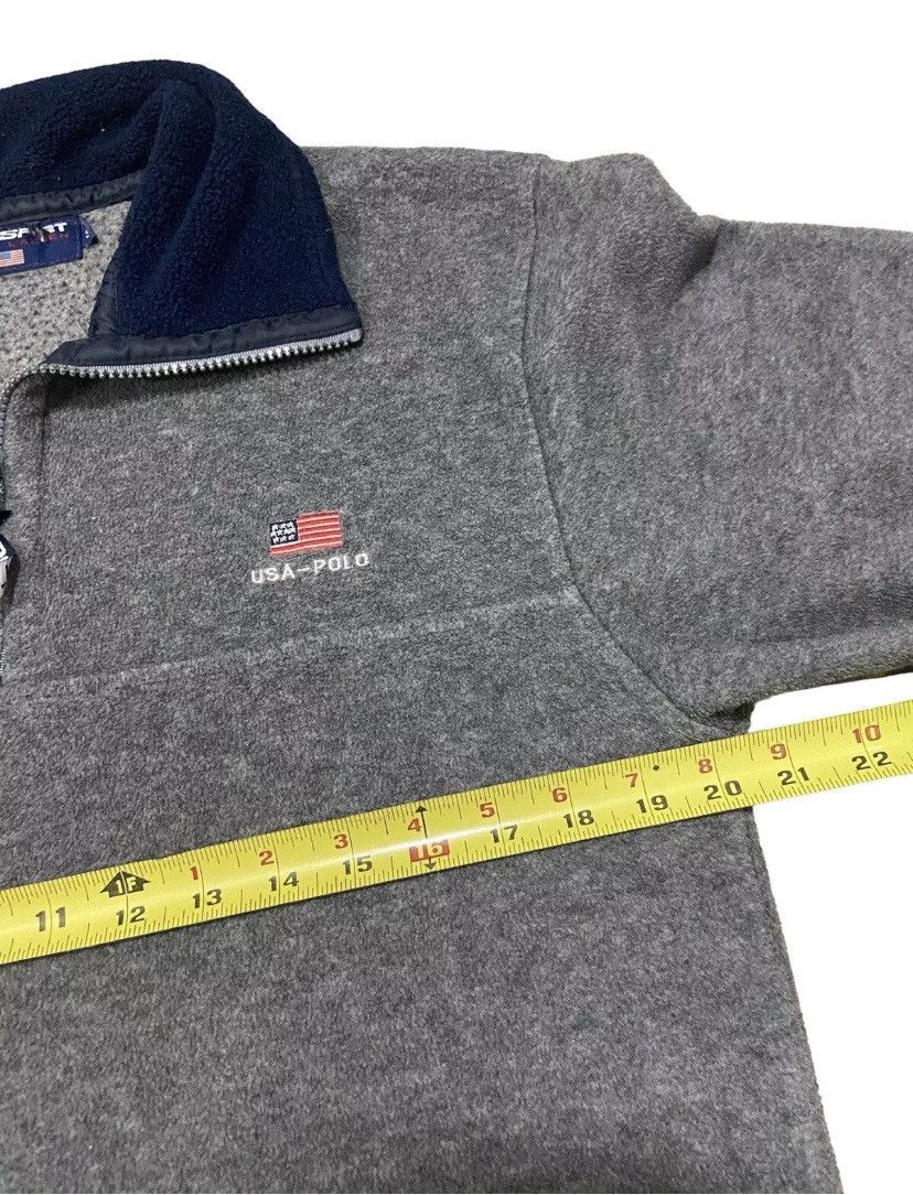 Polo Ralph Lauren × Ralph Lauren Sport × Vintage Vintage Polo Sport Quarter Zip Fleece USA Flag Size S Size US S / EU 44-46 / 1 - 8 Thumbnail